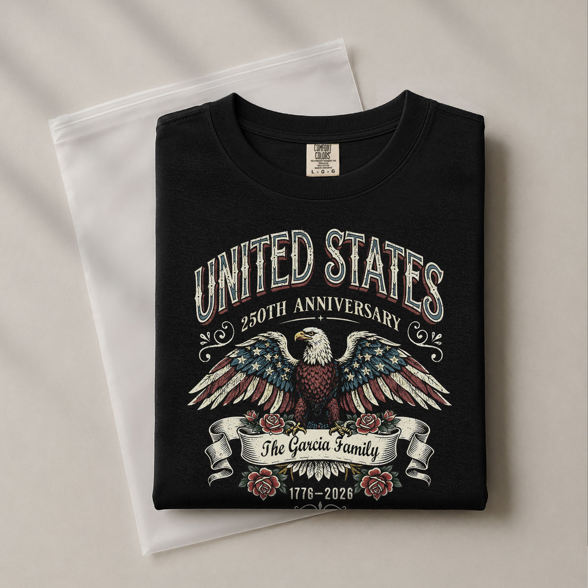 National Celebration Heritage Apparel Customized Custom Family Name United States Shirts - Rust Field Wear