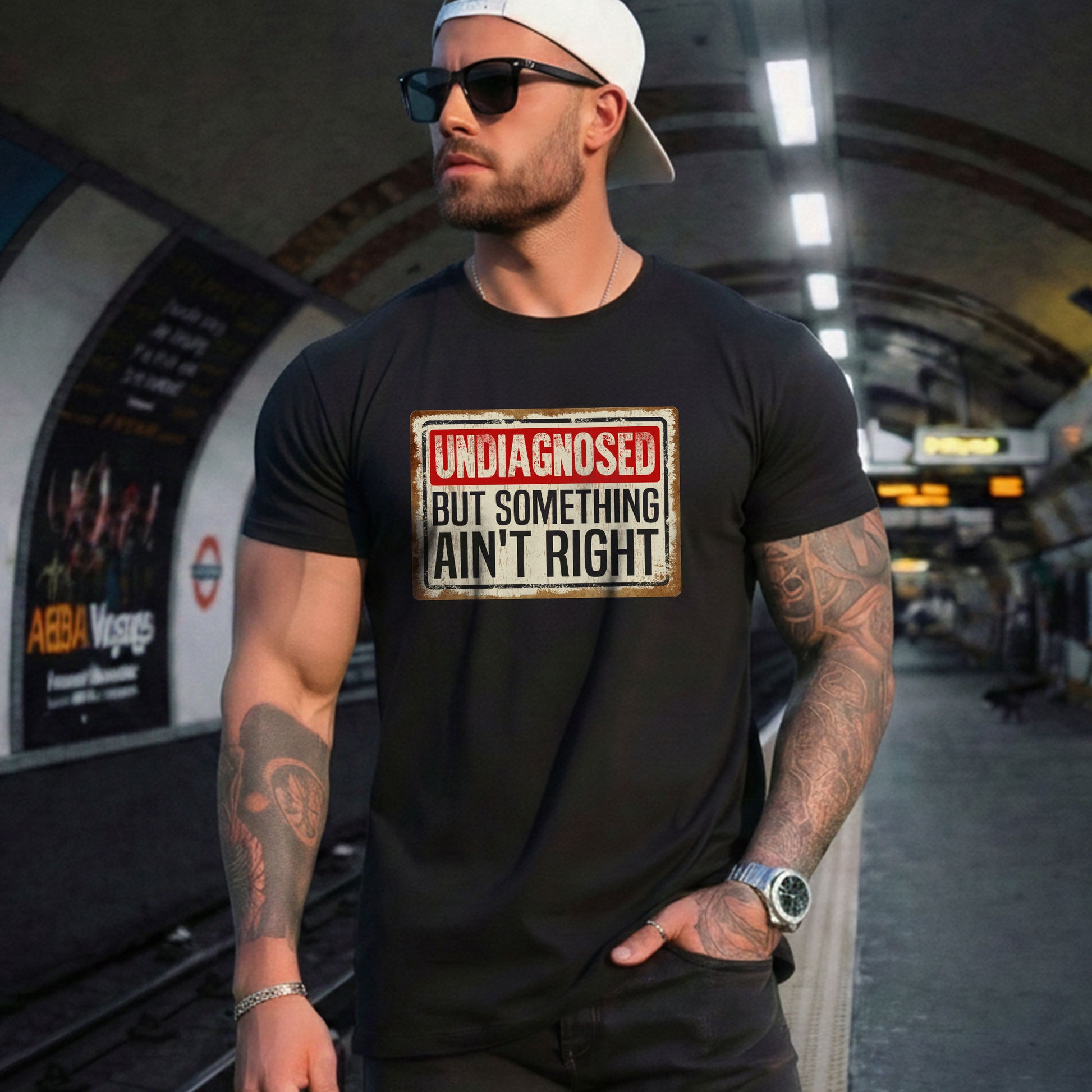 Funny Chronic Illness Shirt - "Undiagnosed But Something Ain't Right" Tee For Awareness - Rust Field Wear