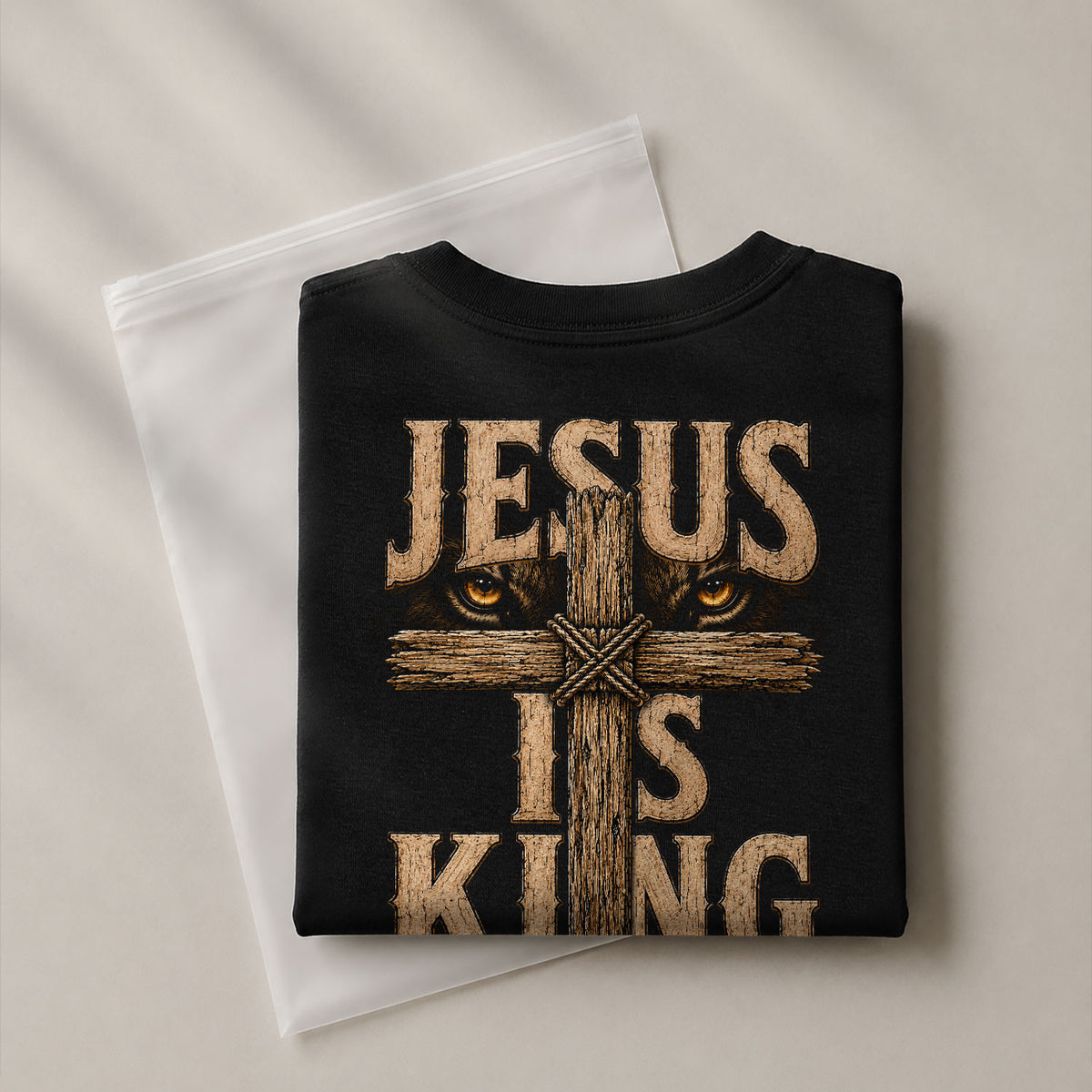 Jesus Is King T Shirt Christian Cross John 14 6 Bible Verse Religious Graphic Tee Apparel - Rust Field Wear