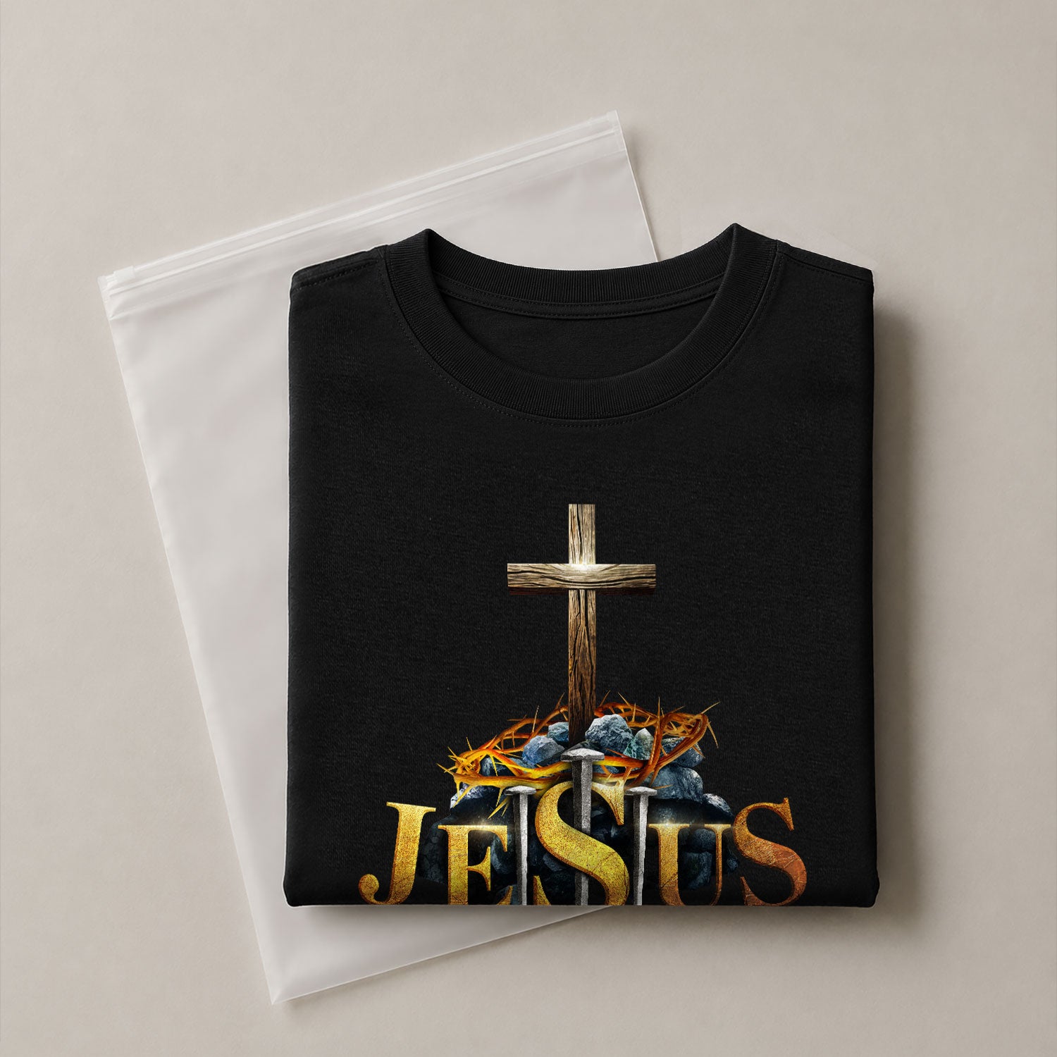 Christian Shirts for Men, JESUS The Way, Truth and Life - Christian Tee Shirts - Rust Field Wear
