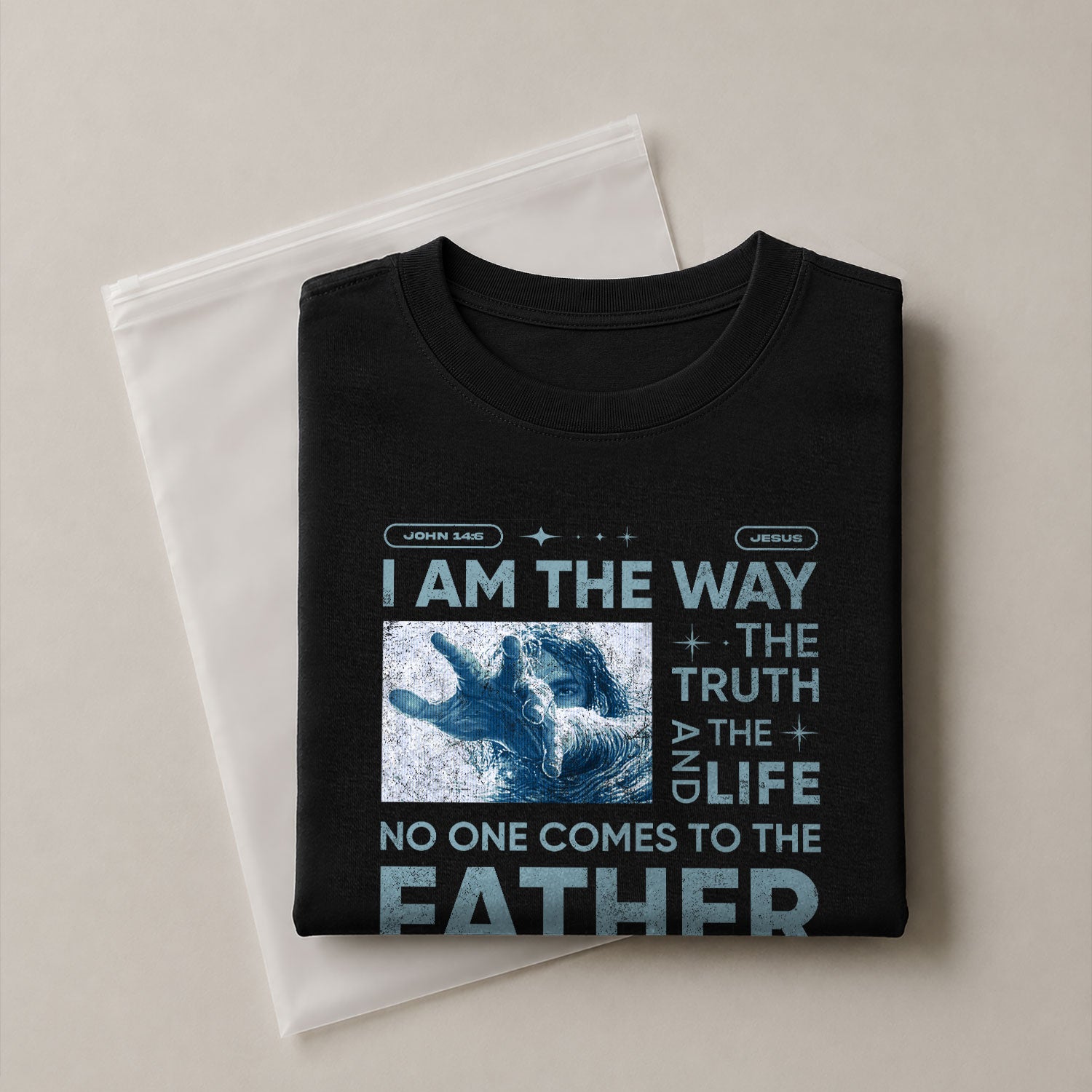 I Am the Way John 14:6 - Christian Shirts for Men, Faith Based Christian Tee Shirts - Rust Field Wear