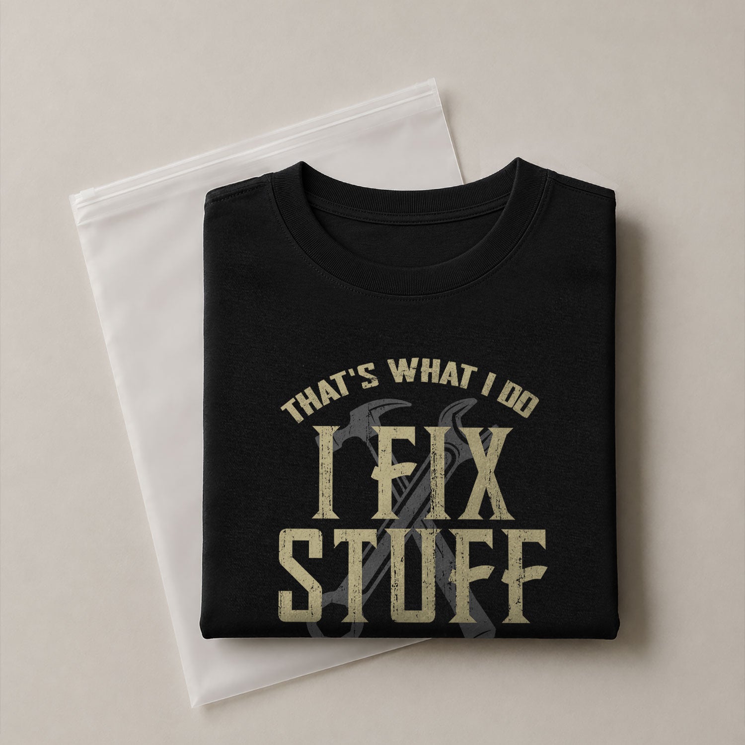 I Fix Stuff And I Know Things Graphic Shirt Men Funny Quote T-Shirt Sleeves Tee