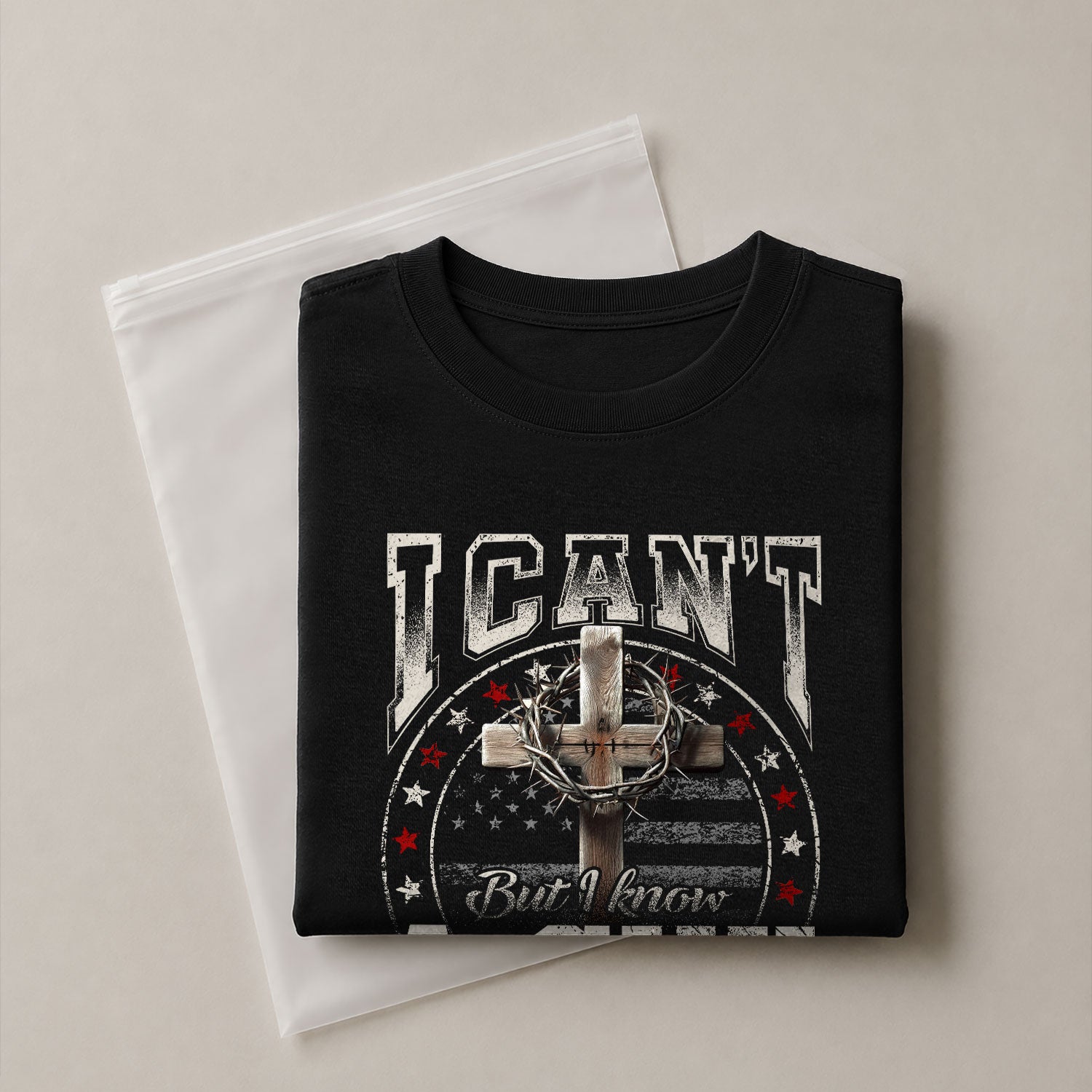 Christian Shirts for Men - I Can’t But I Know A Guy Christian, Christian Tee Shirts - Rust Field Wear
