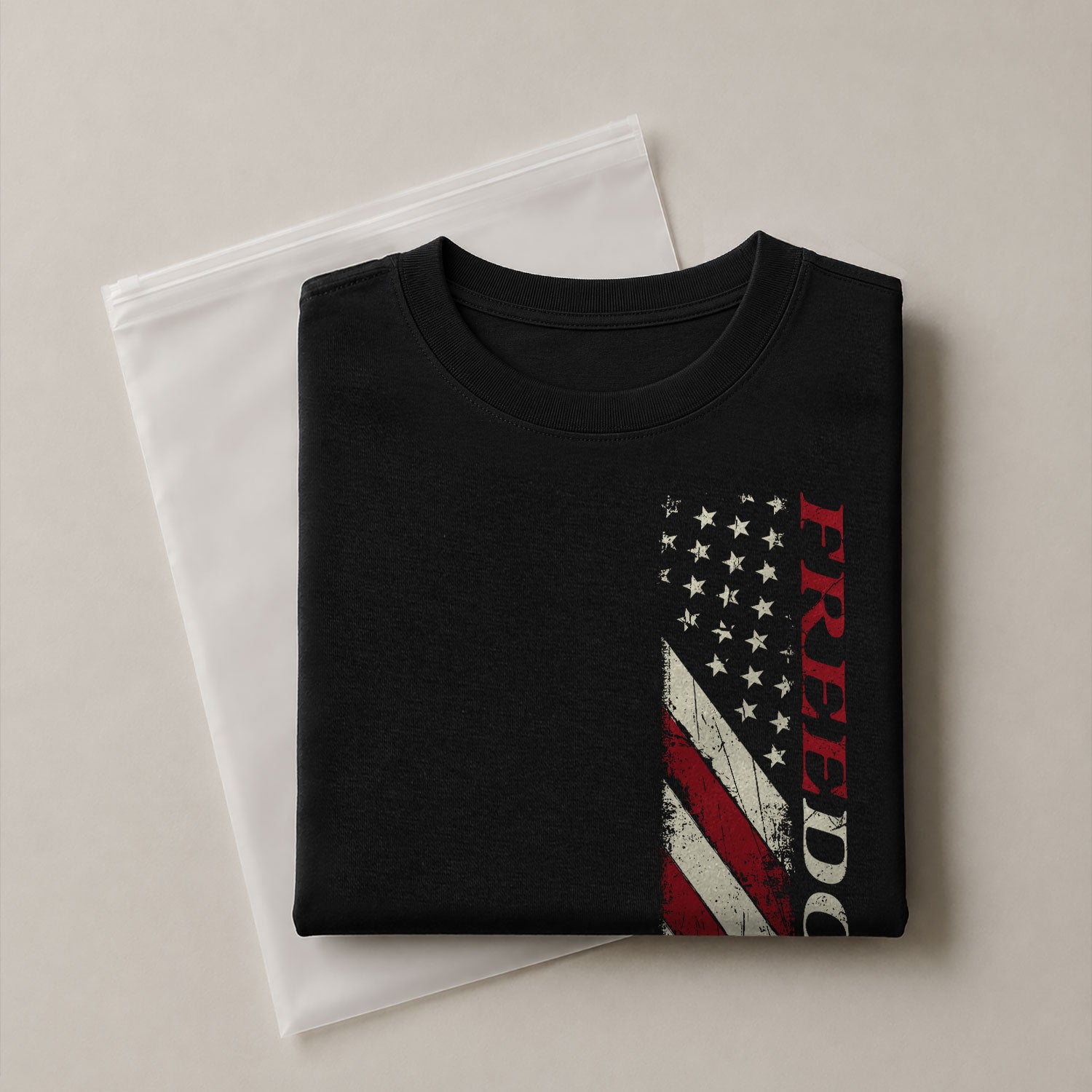 Freedom Vertical American Flag Patriotic Tribute, Patriotic T Shirts - Freedom Shirts for Men - Rust Field Wear
