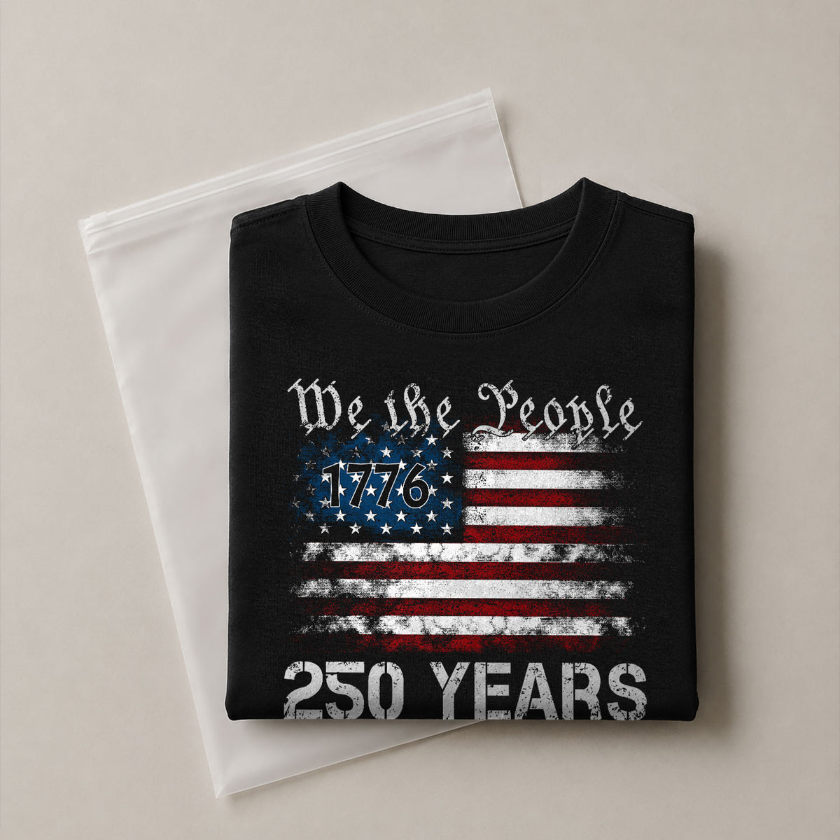 We The People 250 Years Shirt – USA Flag Independence 1776–2026 Tee - Rust Field Wear