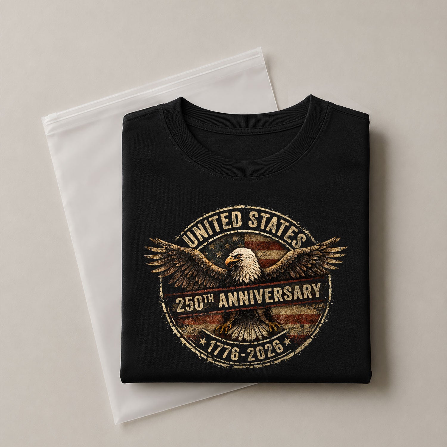 Vintage USA 250th Anniversary 250 Years Shirt 1776 2026 American Eagle Patriotic - Rust Field Wear