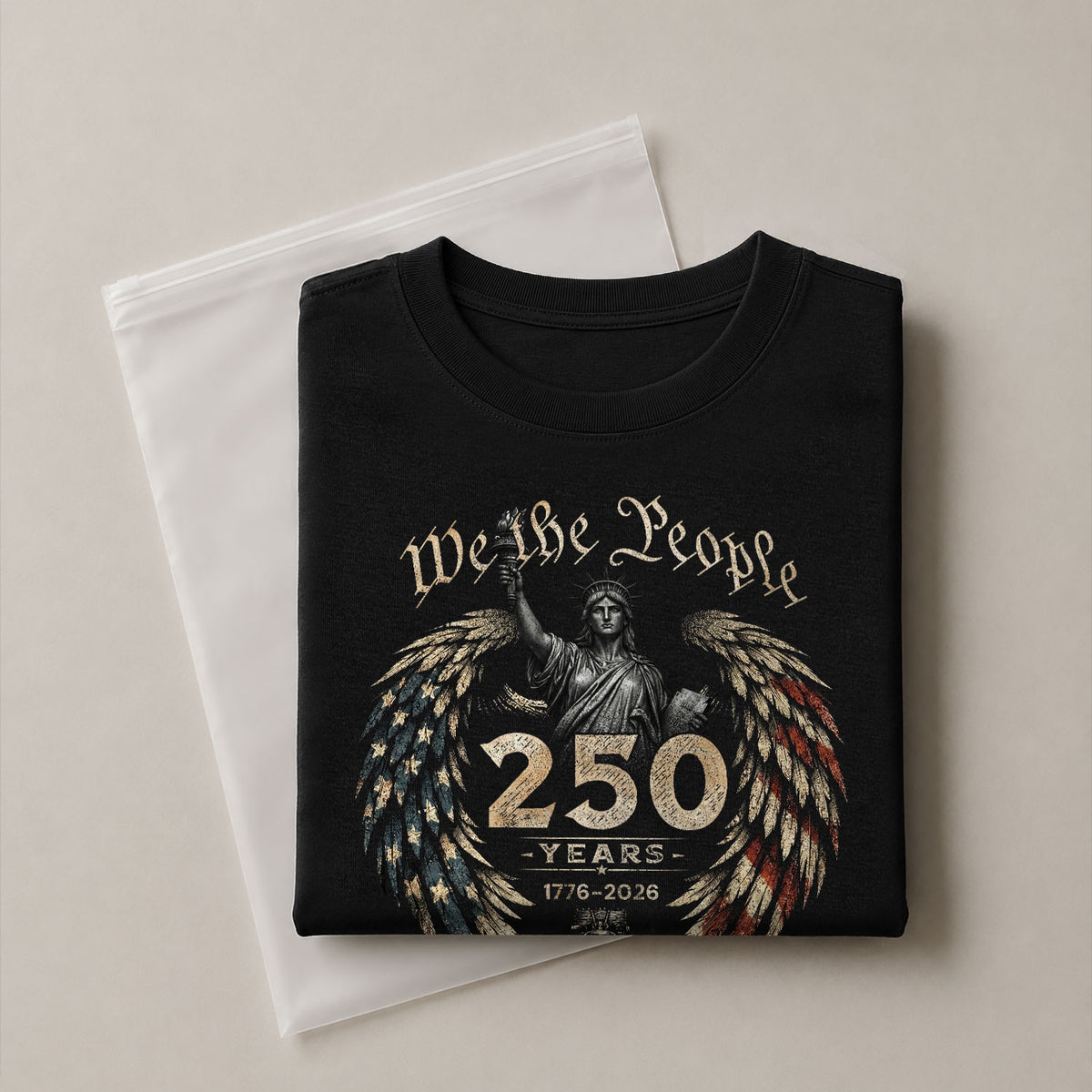 USA 250th Anniversary Shirt 1776-2026 We The People Statue of Liberty Patriotic for Men - Rust Field Wear