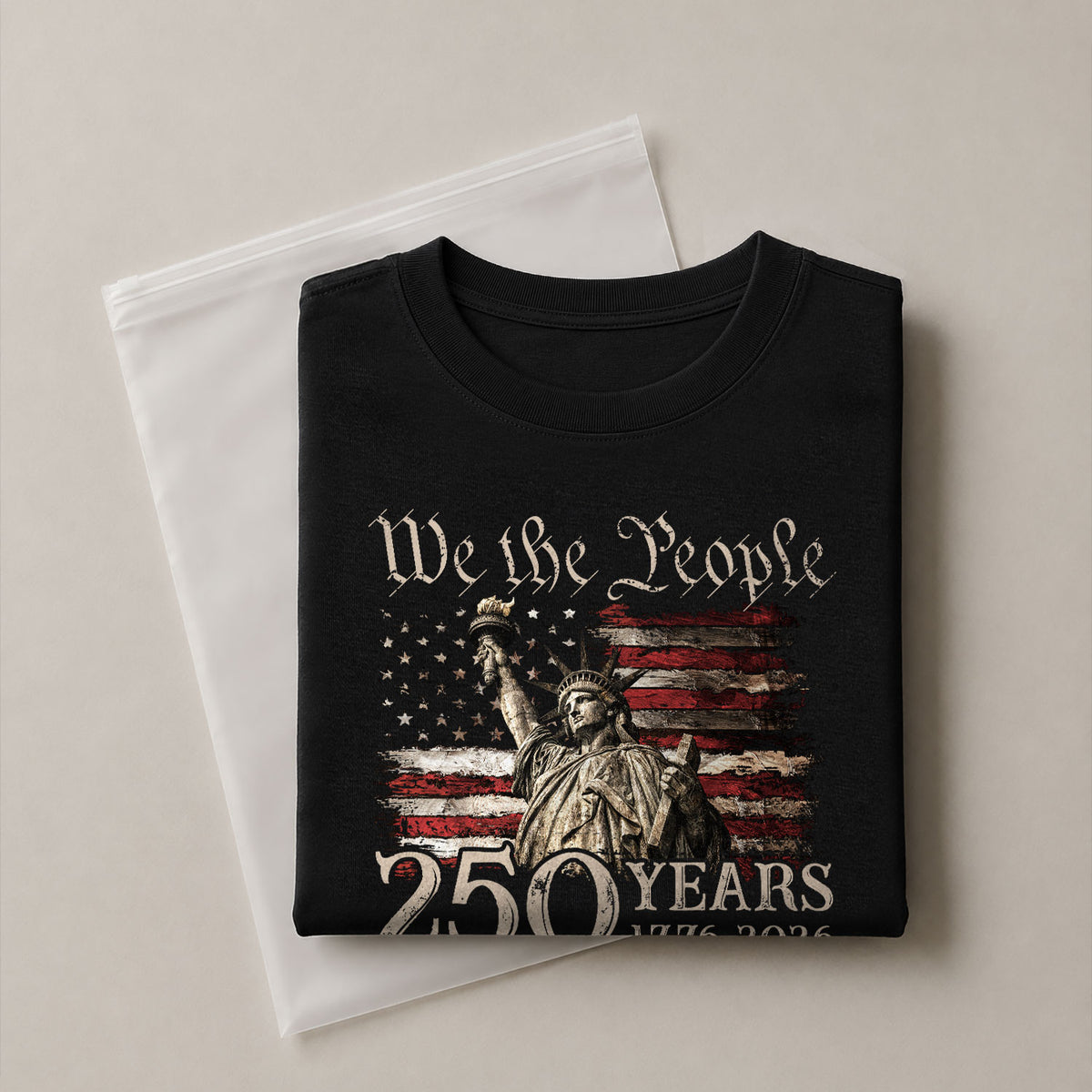 Vintage USA 250th Anniversary Shirt 1776-2026 Statue of Liberty Patriotic - Rust Field Wear