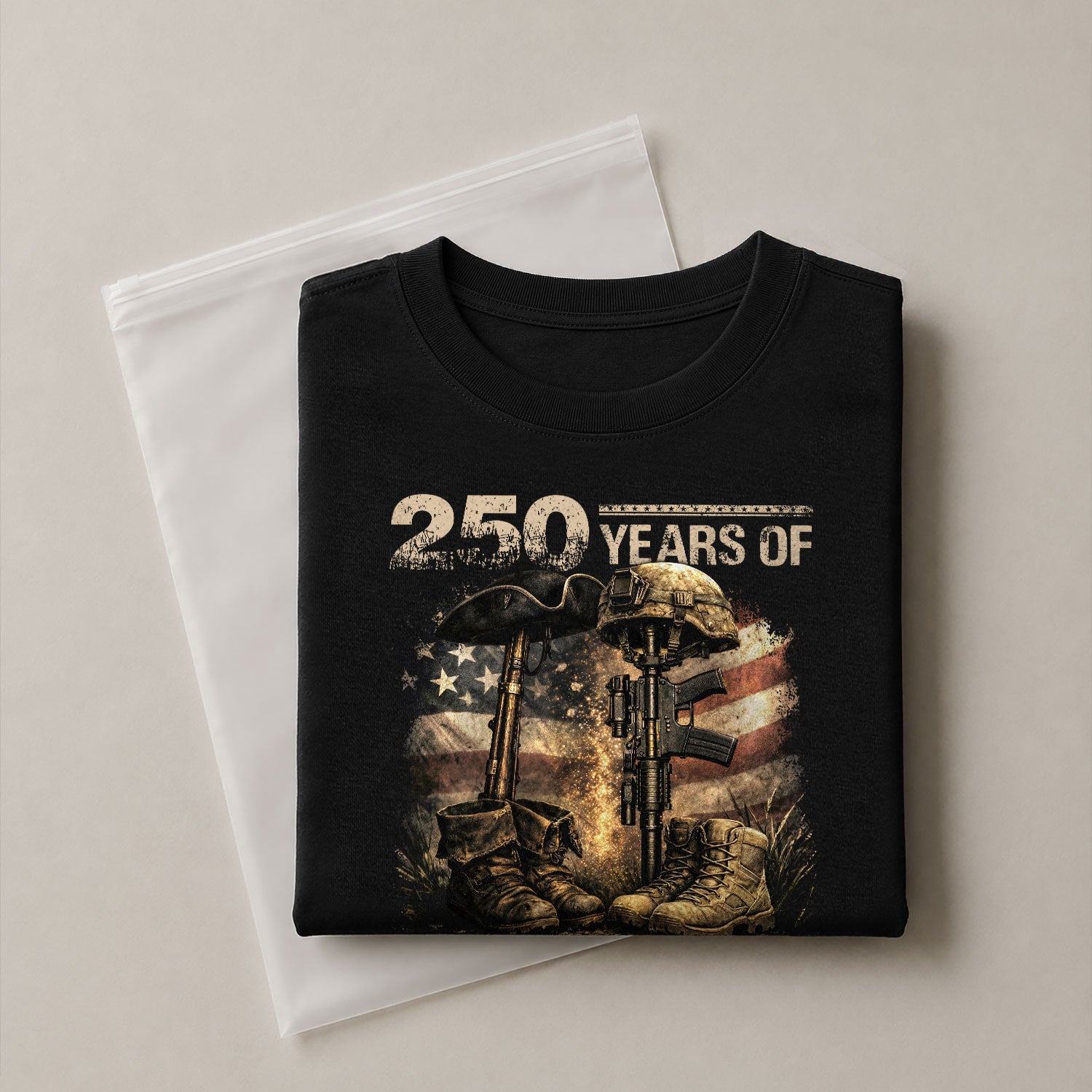 Honoring Past & Present – 250 Years America Anniversary Shirt - Rust Field Wear