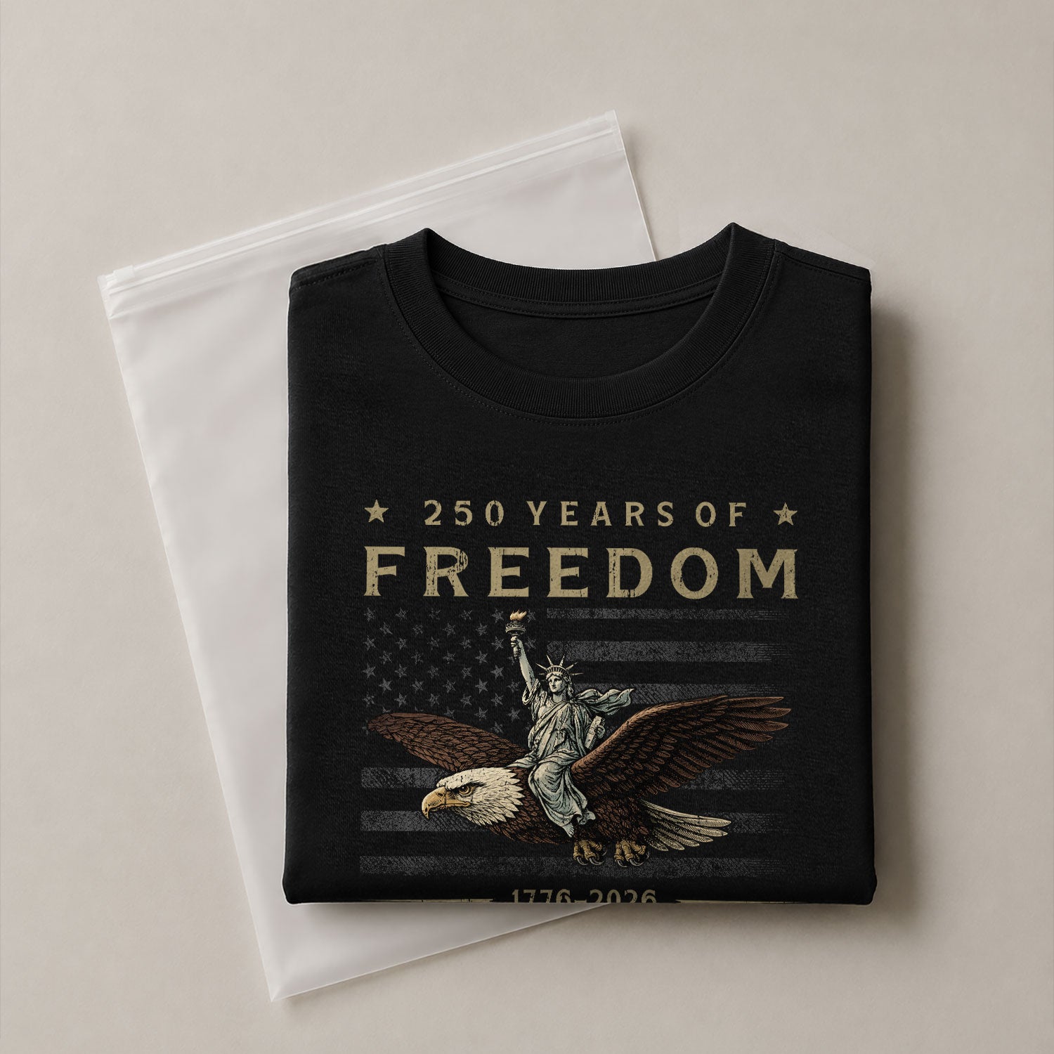 USA 250th Anniversary Shirt 250 Years of Freedom 1776-2026 We The People Eagle Lady Liberty Patriotic - Rust Field Wear