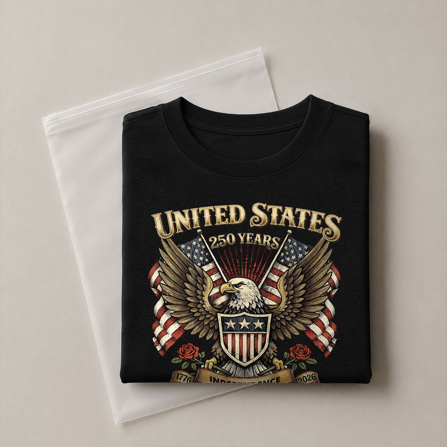 USA 250th Anniversary Shirt 1776–2026, Past and Present Freedom Tribute - Rust Field Wear