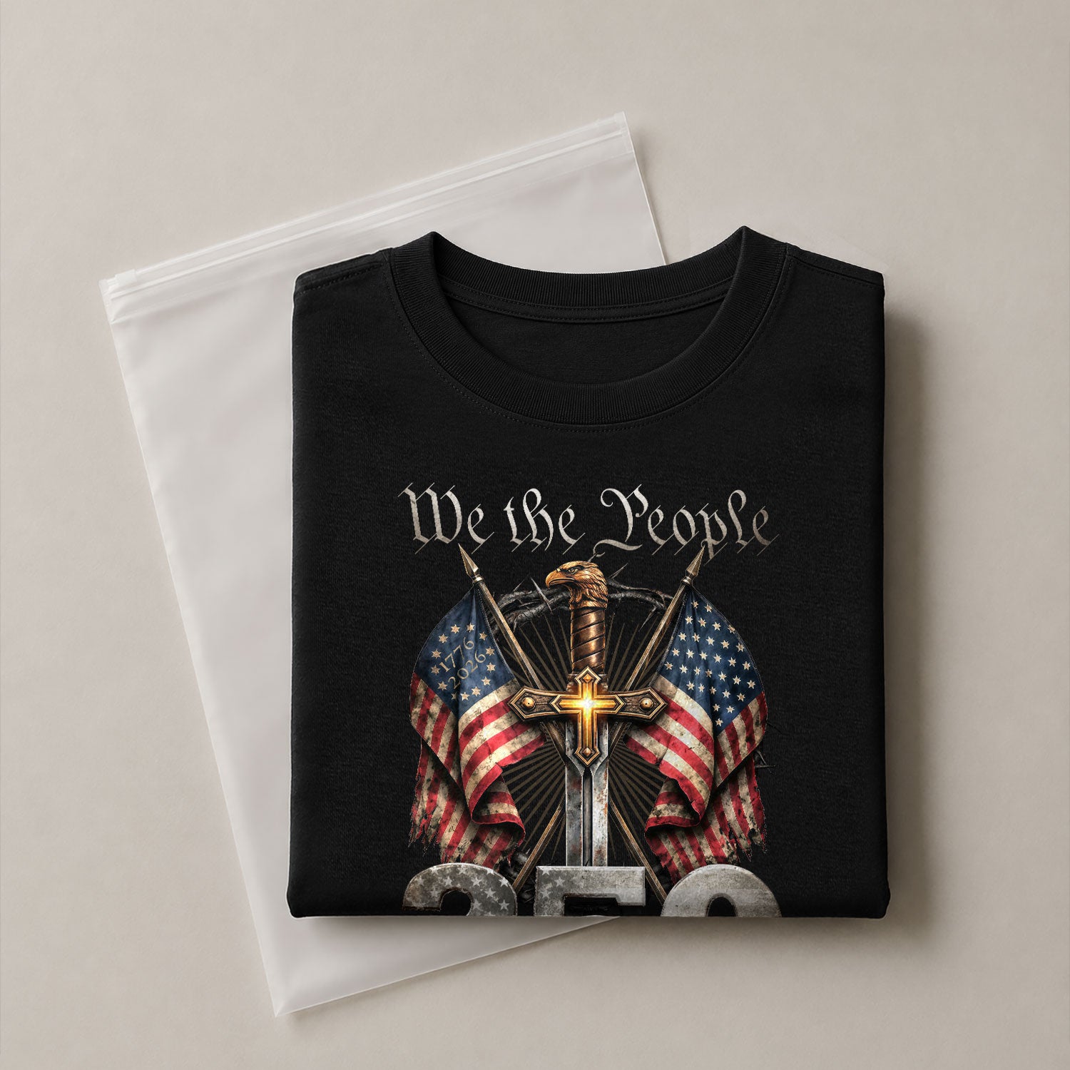 Christian USA 250th Anniversary Shirt 1776–2026 Faith Freedom Heritage Shirt - Rust Field Wear
