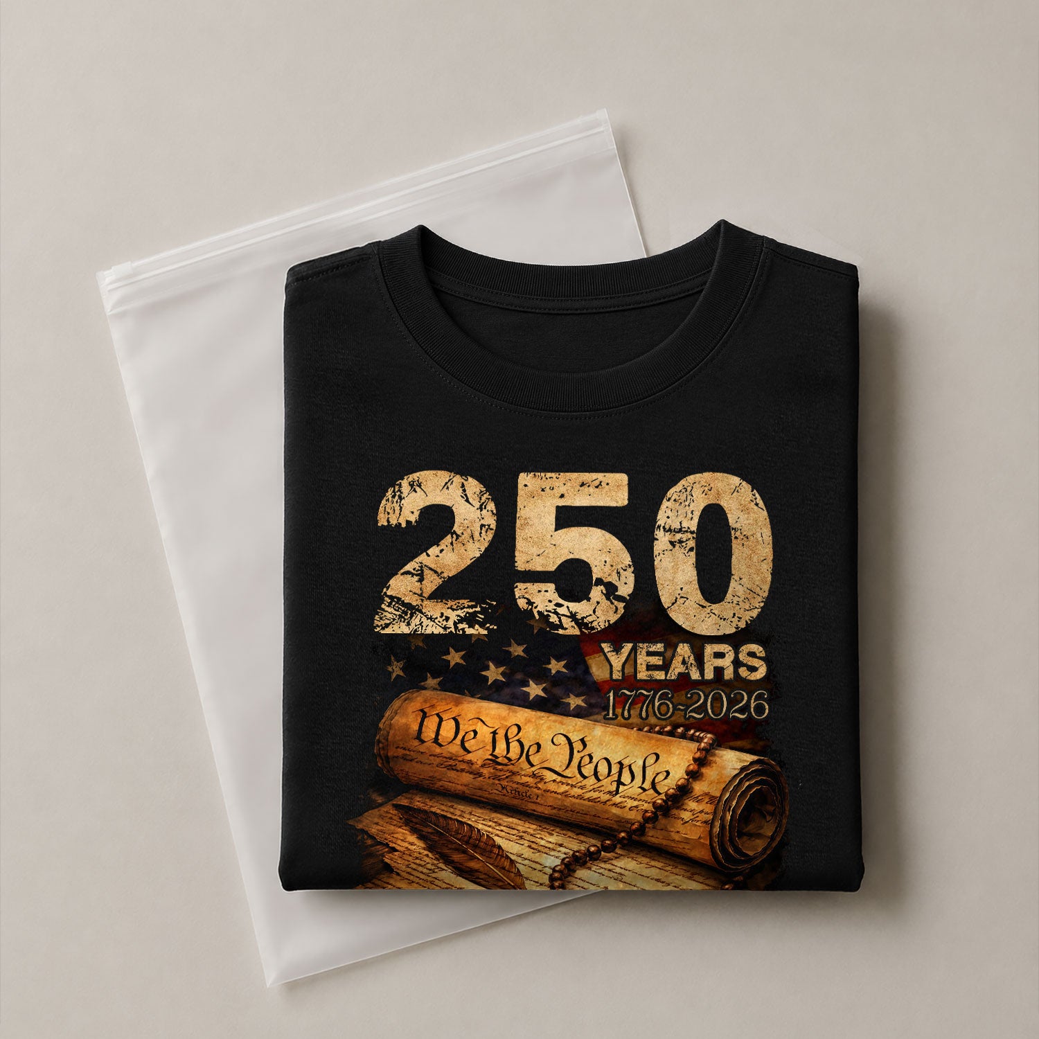 Christian Patriotic USA Shirt 250 Years Independence Since 1776 Faith Shirt - Rust Field Wear