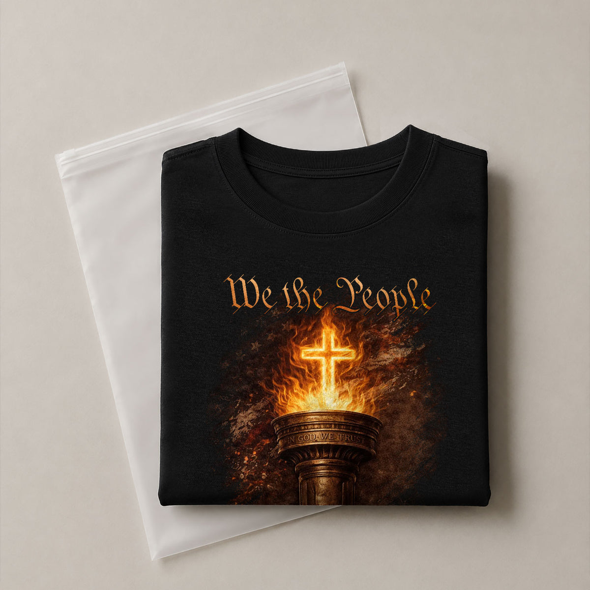USA 250 Years Christian Freedom Heritage Shirt Patriotic Faith Apparel - Rust Field Wear