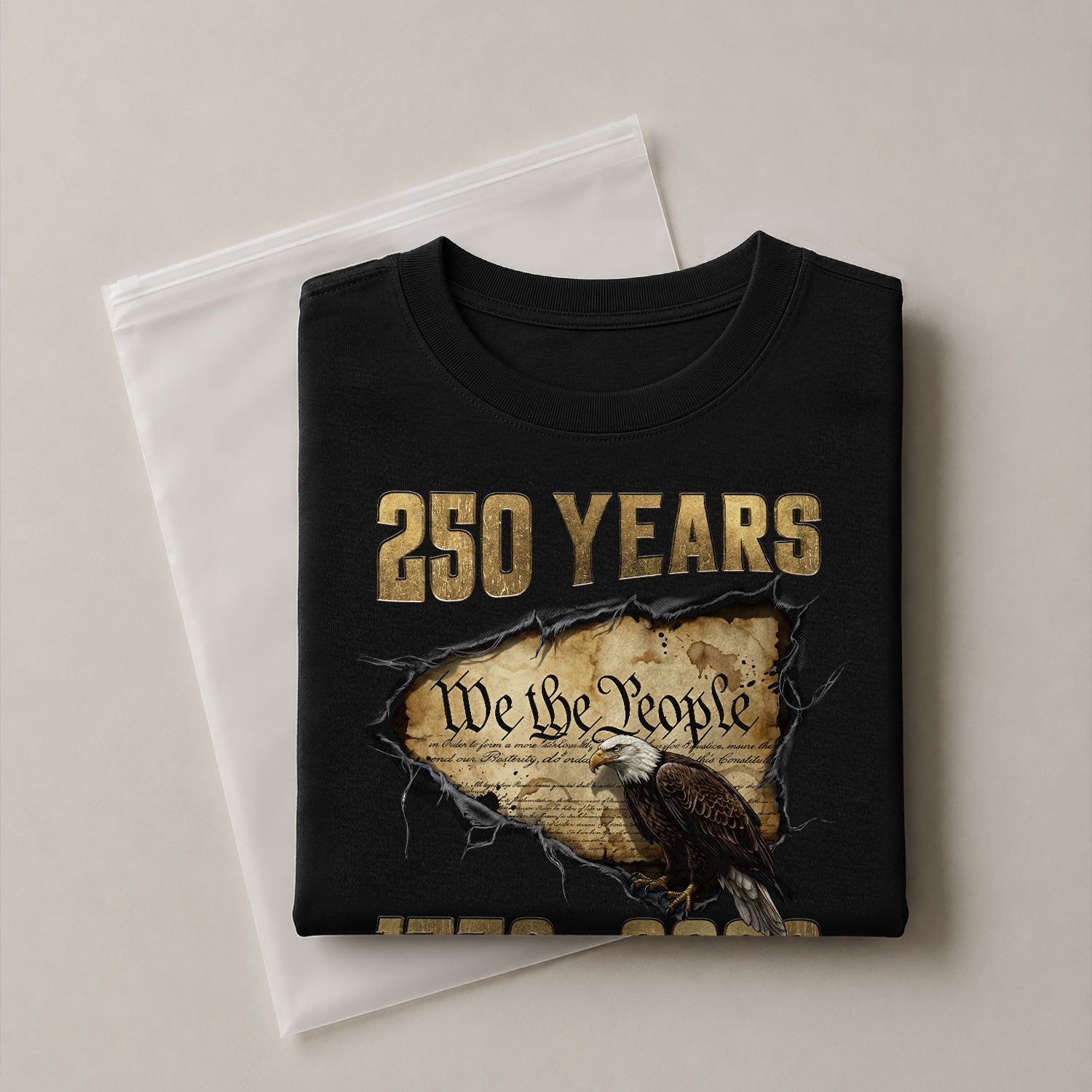 USA 250th Anniversary Shirt 1776–2026, Freedom Past and Present - Rust Field Wear