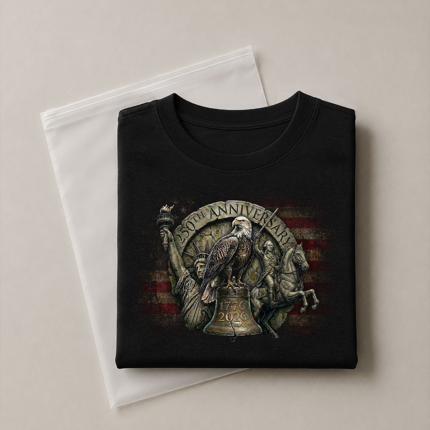 USA 250th Anniversary Eagle Shirt 1776–2026 Patriotic Freedom Heritage Tee - Rust Field Wear