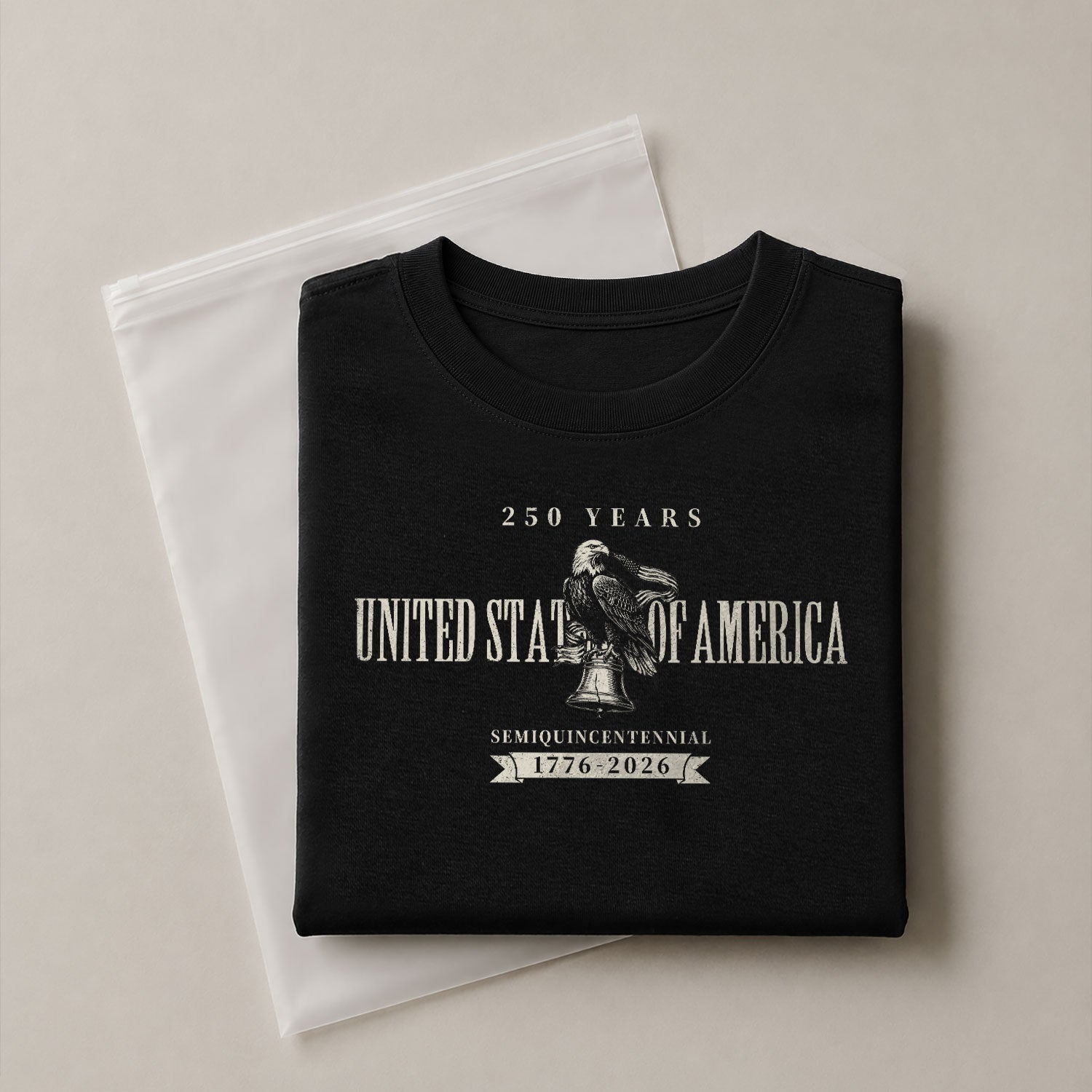 250 Years America Anniversary T-Shirt 1776-2026 - Patriotic Eagle & Distressed US Flag Men’s Anniversary Shirt - Rust Field Wear