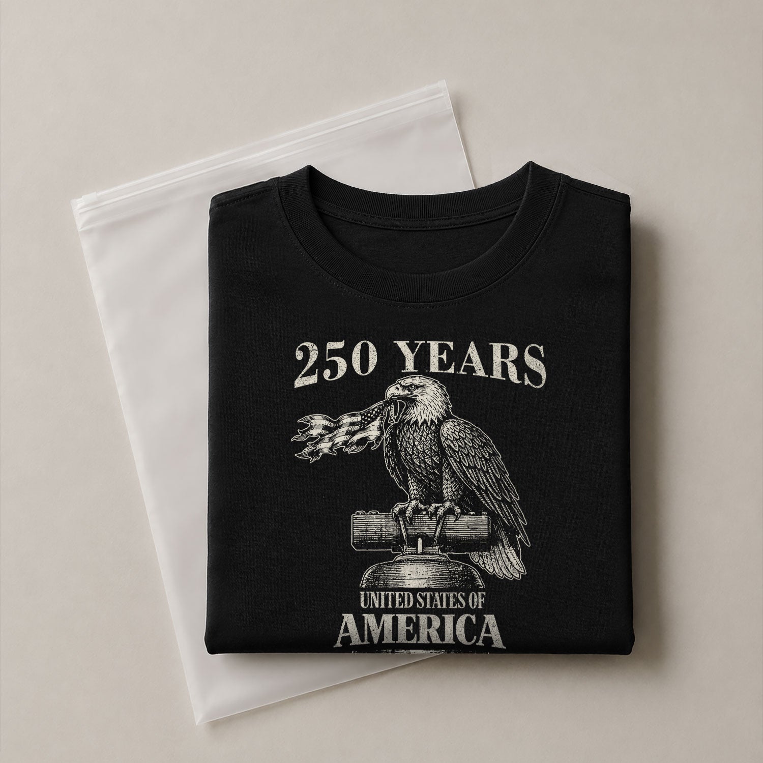 USA 250 Years Vintage T-Shirt 1776-2026 Patriotic Eagle Flag Liberty Bell Men’s Tee - Rust Field Wear