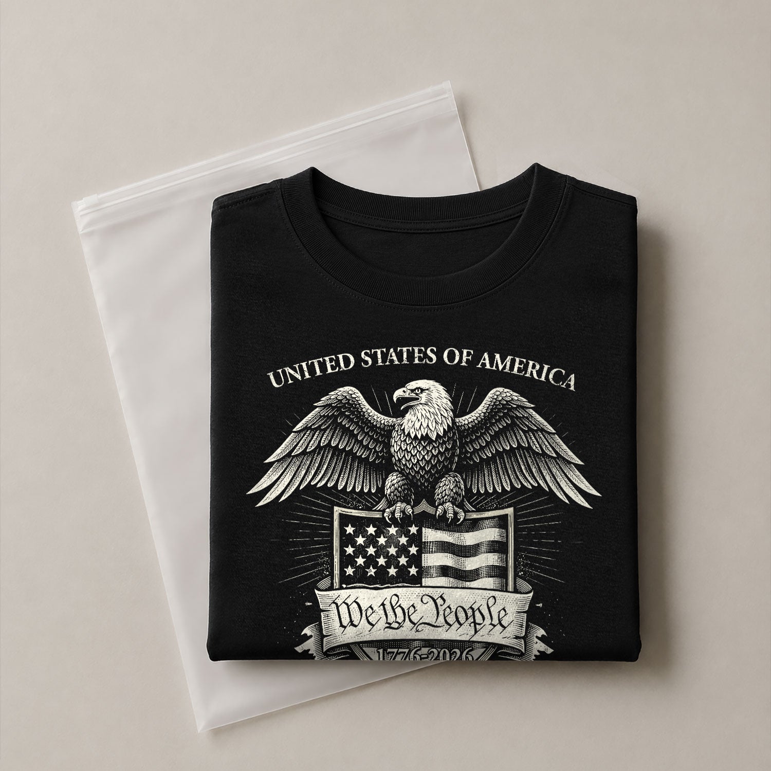USA 250 Years Freedom Shirt 1776-2026 We The People American Eagle Shield Patriotic - Rust Field Wear