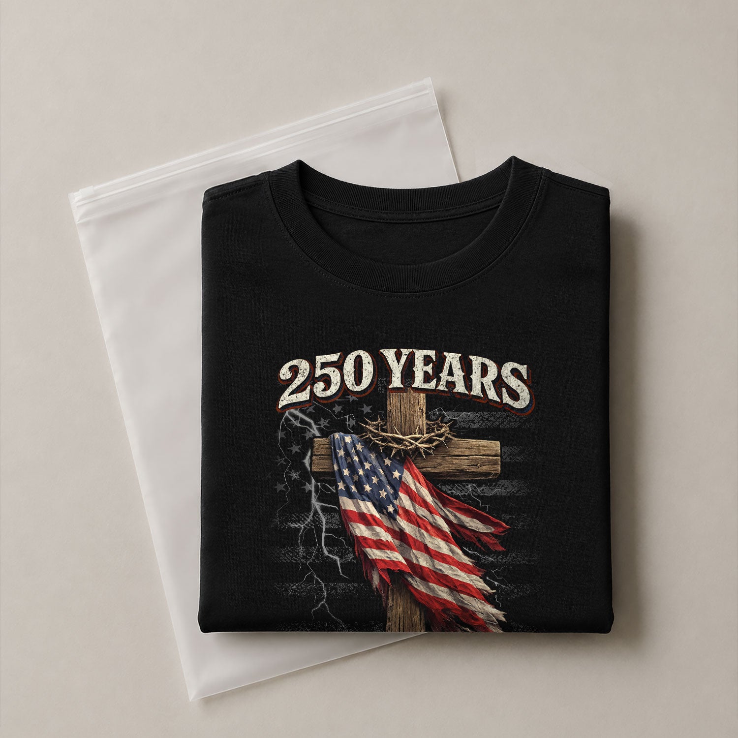 250 Years America Faith Freedom Legacy Christian T Shirt - One Nation Under God Tee - Rust Field Wear