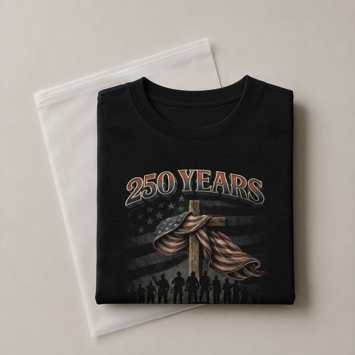 250 Years America Anniversary Shirt - Lady Liberty & Eagle Patriotic Christian Shirts - Rust Field Wear