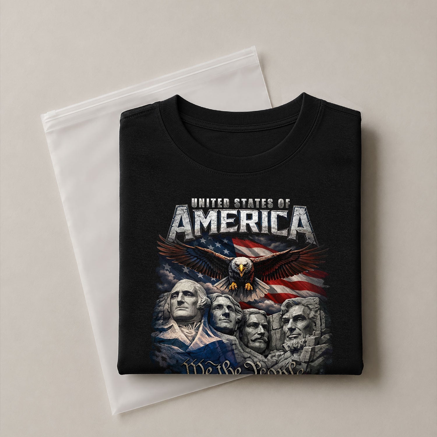 United States of America 1776–2026 – 250th Anniversary Founders & Eagle Graphic Tee - Rust Field Wear