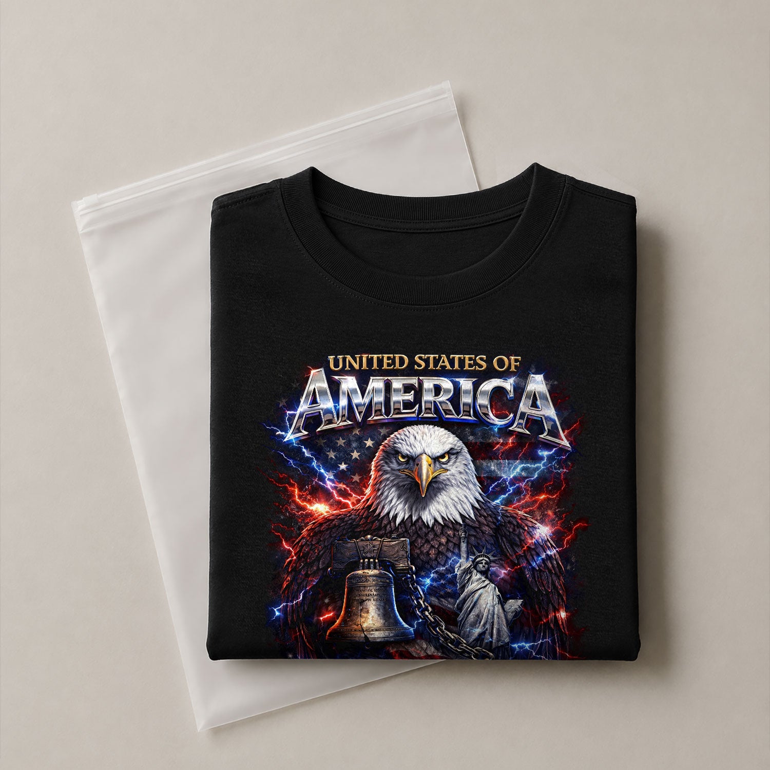 United States of America 1776–2026 – 250th Anniversary Eagle Patriotic T-Shirt - Rust Field Wear