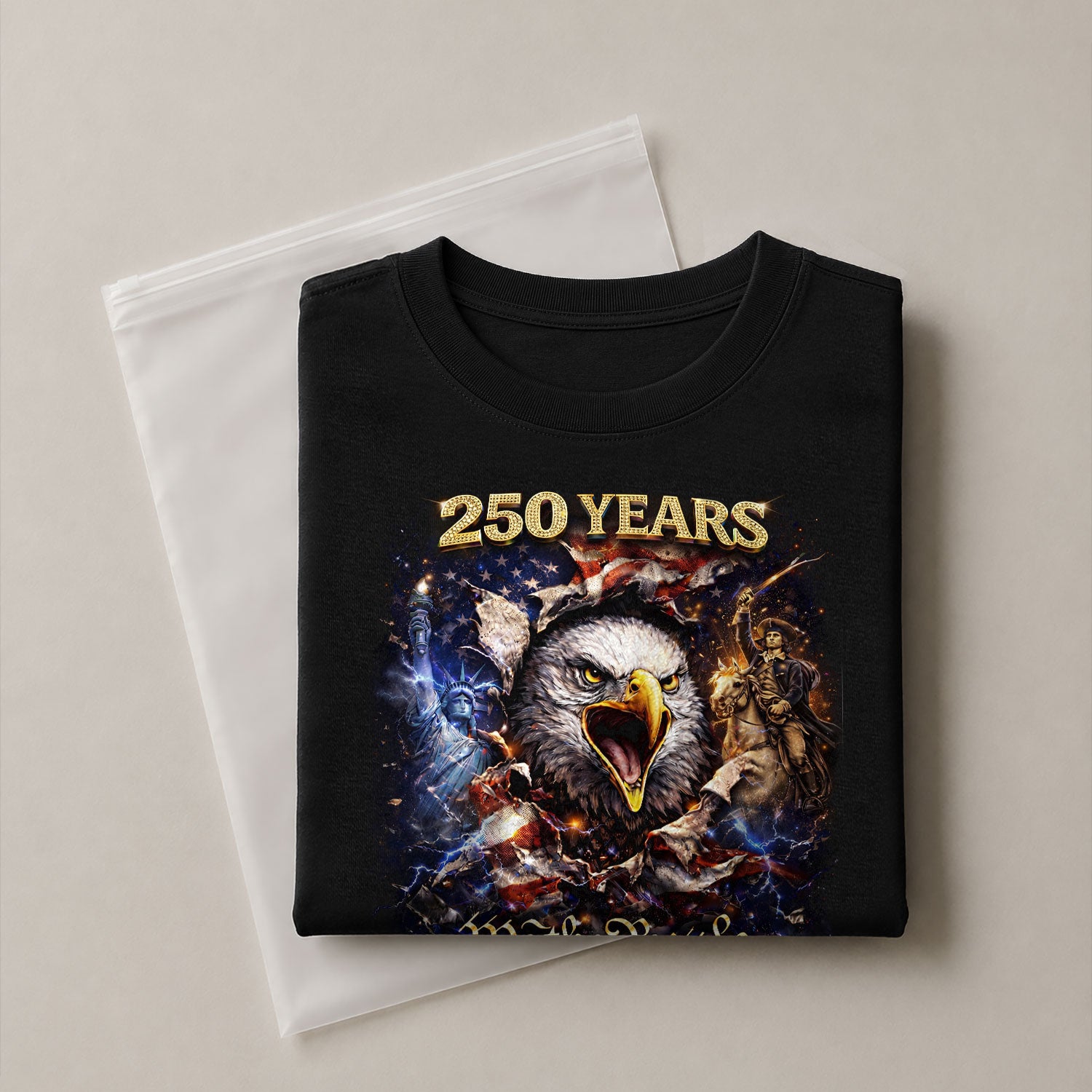 250 Years We The People 1776–2026 – American Heritage Graphic T-Shirt - Rust Field Wear