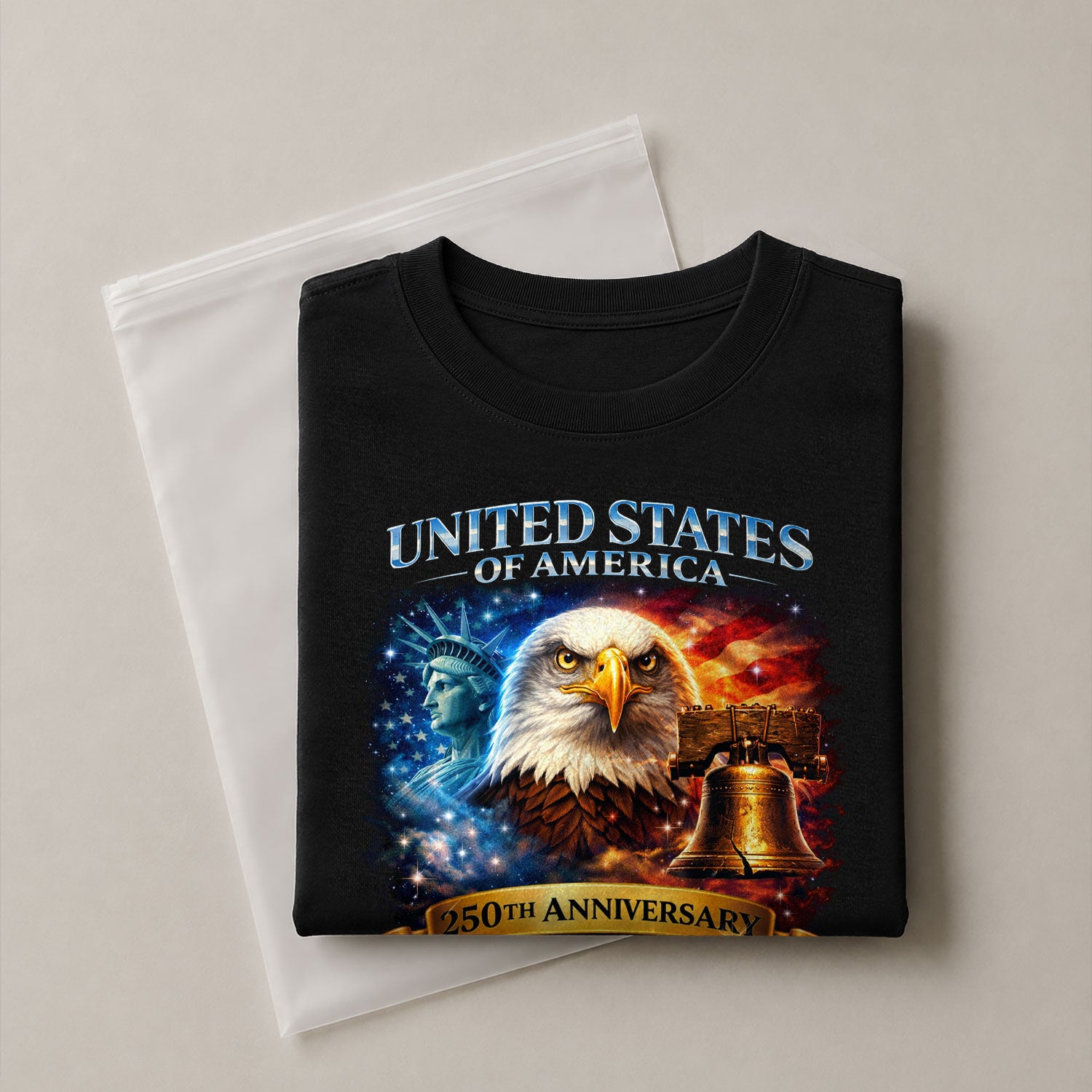 United States of America 1776–2026 – 250th Anniversary Liberty Eagle T-Shirt - Rust Field Wear