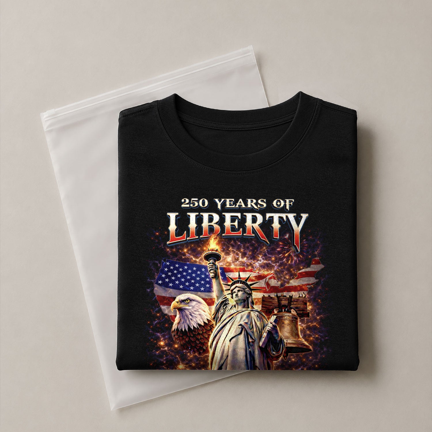 America 250th Anniversary Shirt - 1776-2026 Liberty Bell Tee, 250 Years of Freedom USA Birthday Merchandise - Rust Field Wear