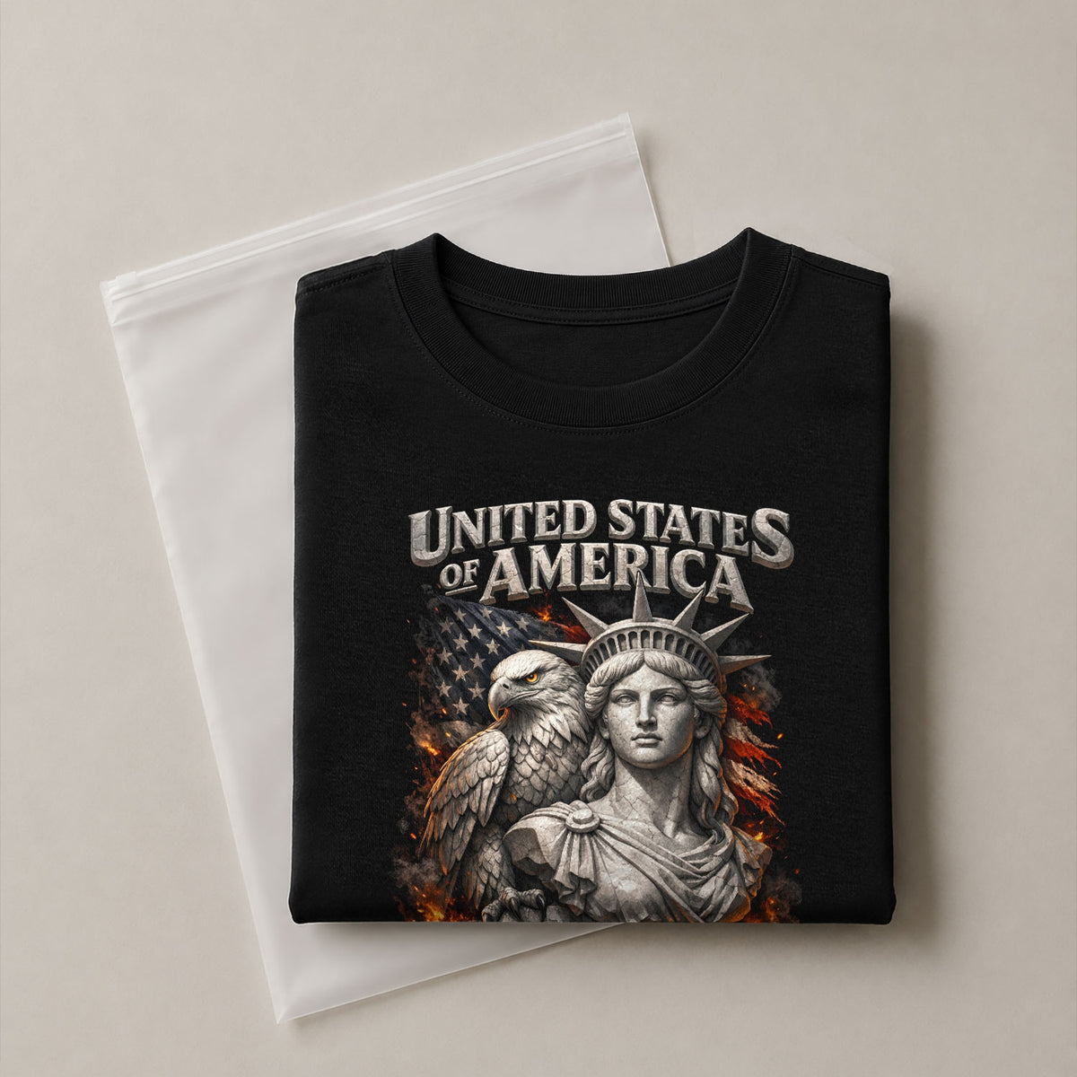 United States of America 250th Anniversary Shirt - Eagle & Lady Liberty 1776-2026 250 Years Tee - Rust Field Wear