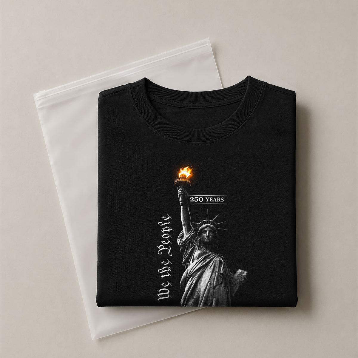 America 250th Anniversary T-Shirt - 1776-2026 Statue of Liberty Freedom Tee, 250 Years Minimalist Patriotic Men's Shirt - Rust Field Wear