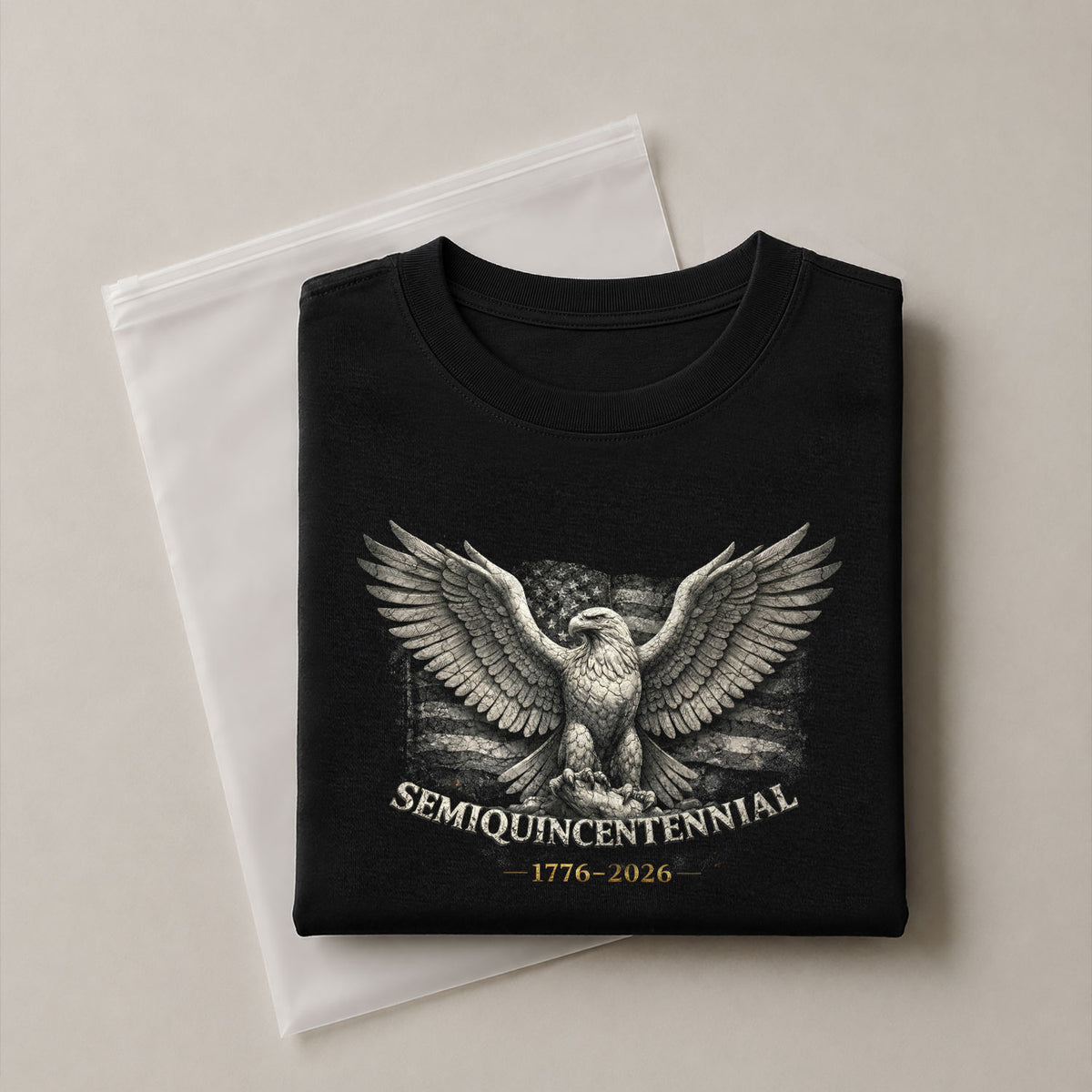 America 250th Anniversary T-Shirt 1776-2026 – USA 250th Birthday Eagle & Flag Tee - Rust Field Wear