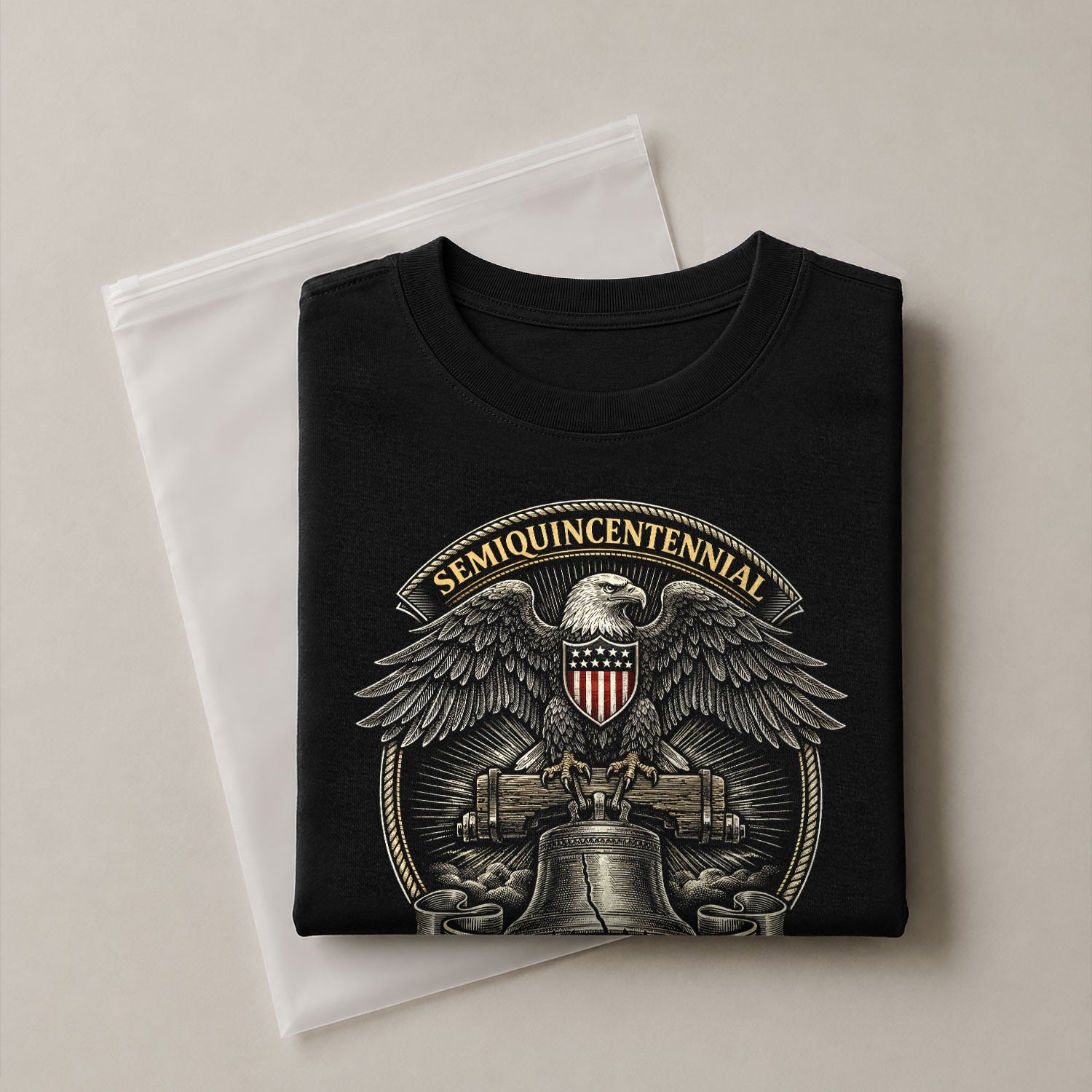America 250th Anniversary T-Shirt (1776-2026) – We The People, Liberty Bell & Eagle Patriotic Tee - Rust Field Wear