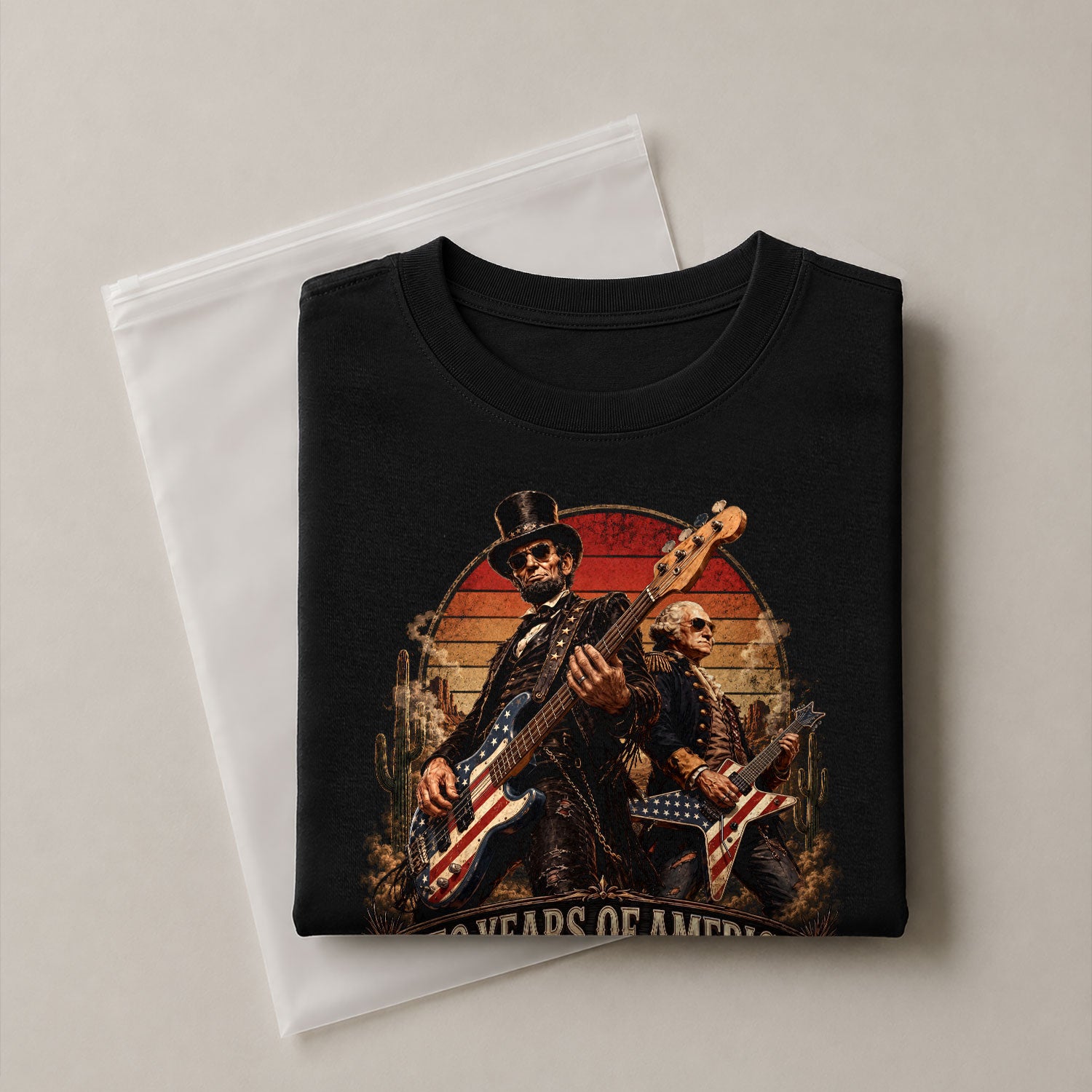 250 Years of America Shirt Vintage Patriotic Guitar Rock Freedom Tee 1776–2026 - Rust Field Wear