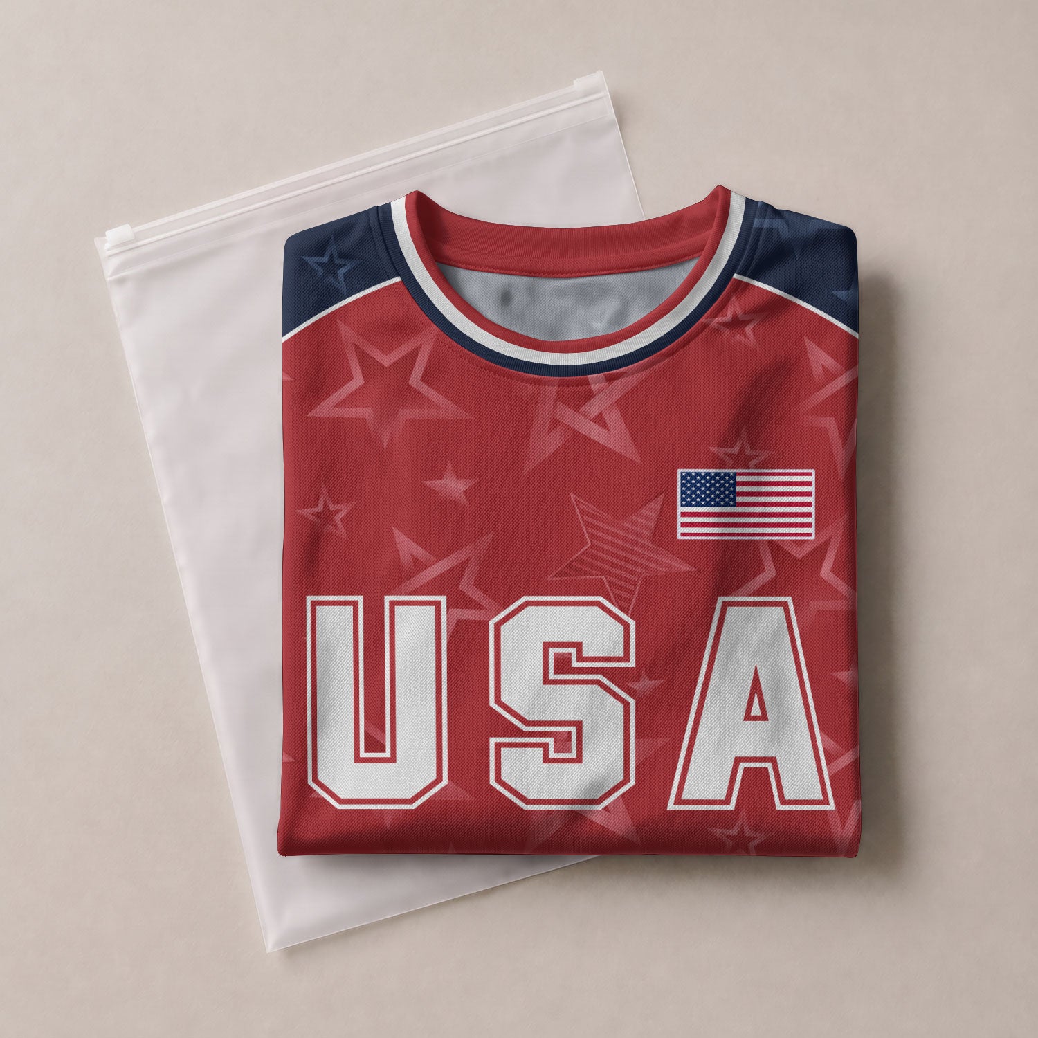 Orange Navy USA Soccer Jersey Men Patriotic United States Football Shirt White Eagle Crest Gift