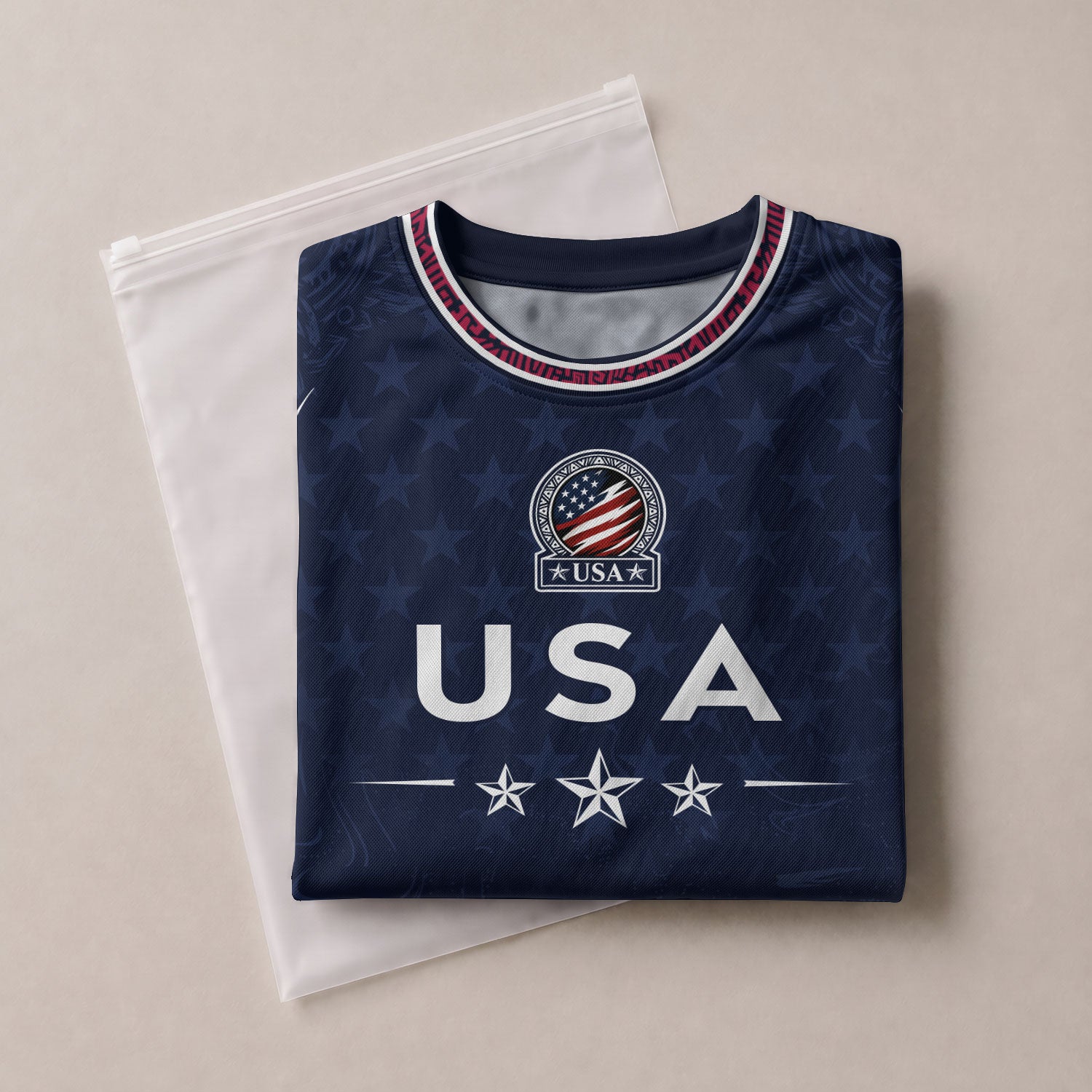 Navy Blue USA Soccer Jersey Patriotic Eagle Football Shirt American Pride Sports Fan Apparel for Men