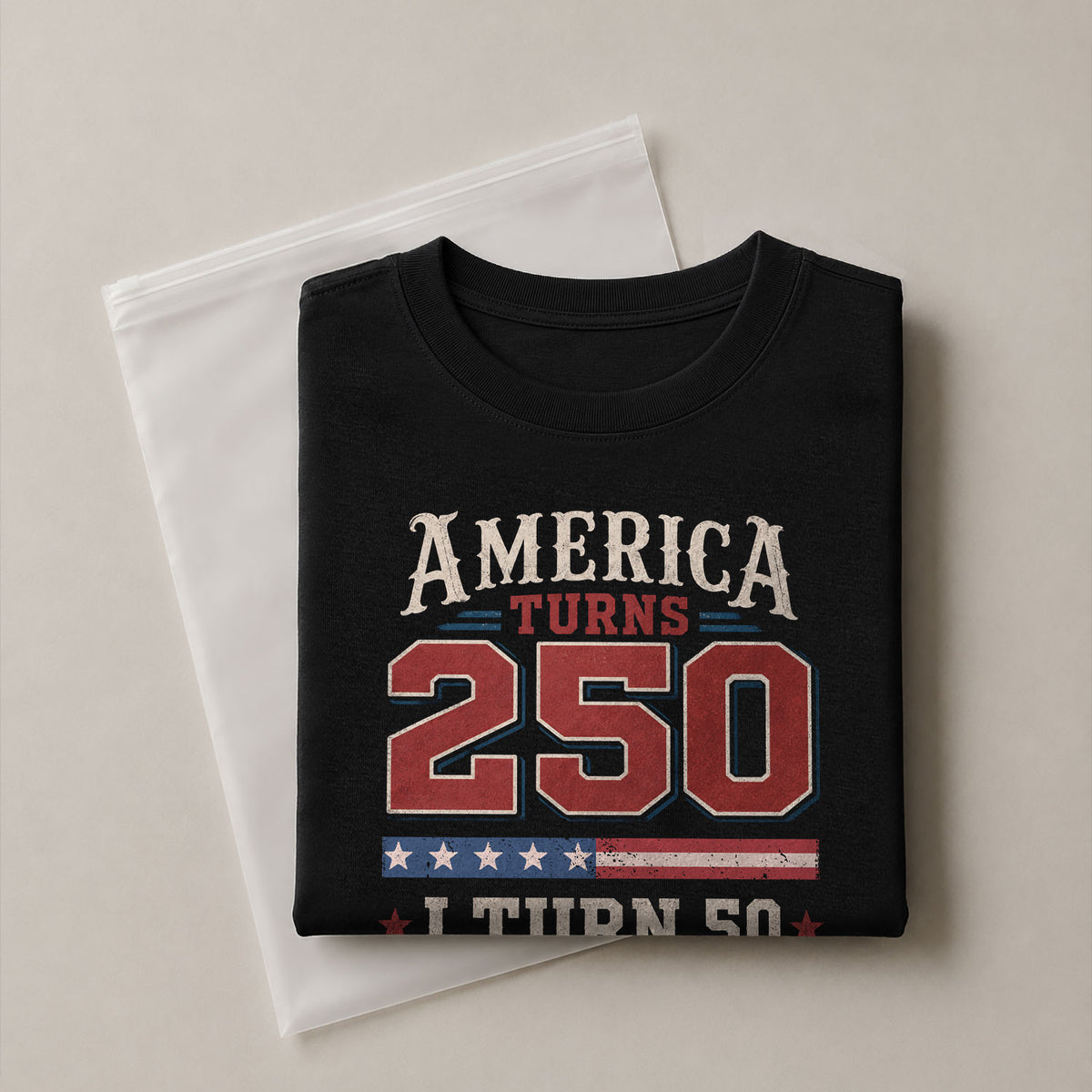 Born In 1976 - 50th Birthday Graphic Tee - Celebrating A Historic 250 Year Milestone - Rust Field Wear