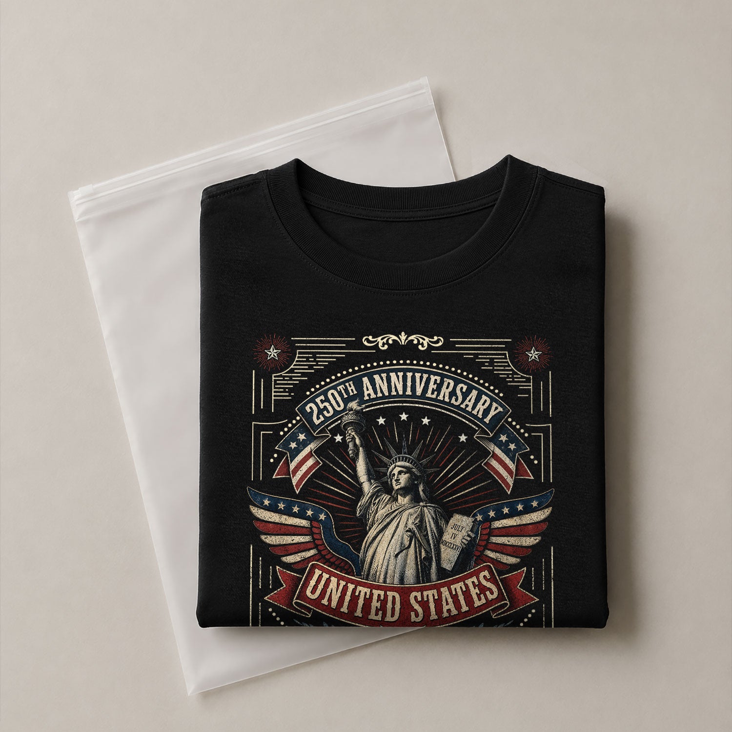 Statue of Liberty 250th Anniversary Shirt 1776-2026 United States Patriotic Graphic Tee - Rust Field Wear