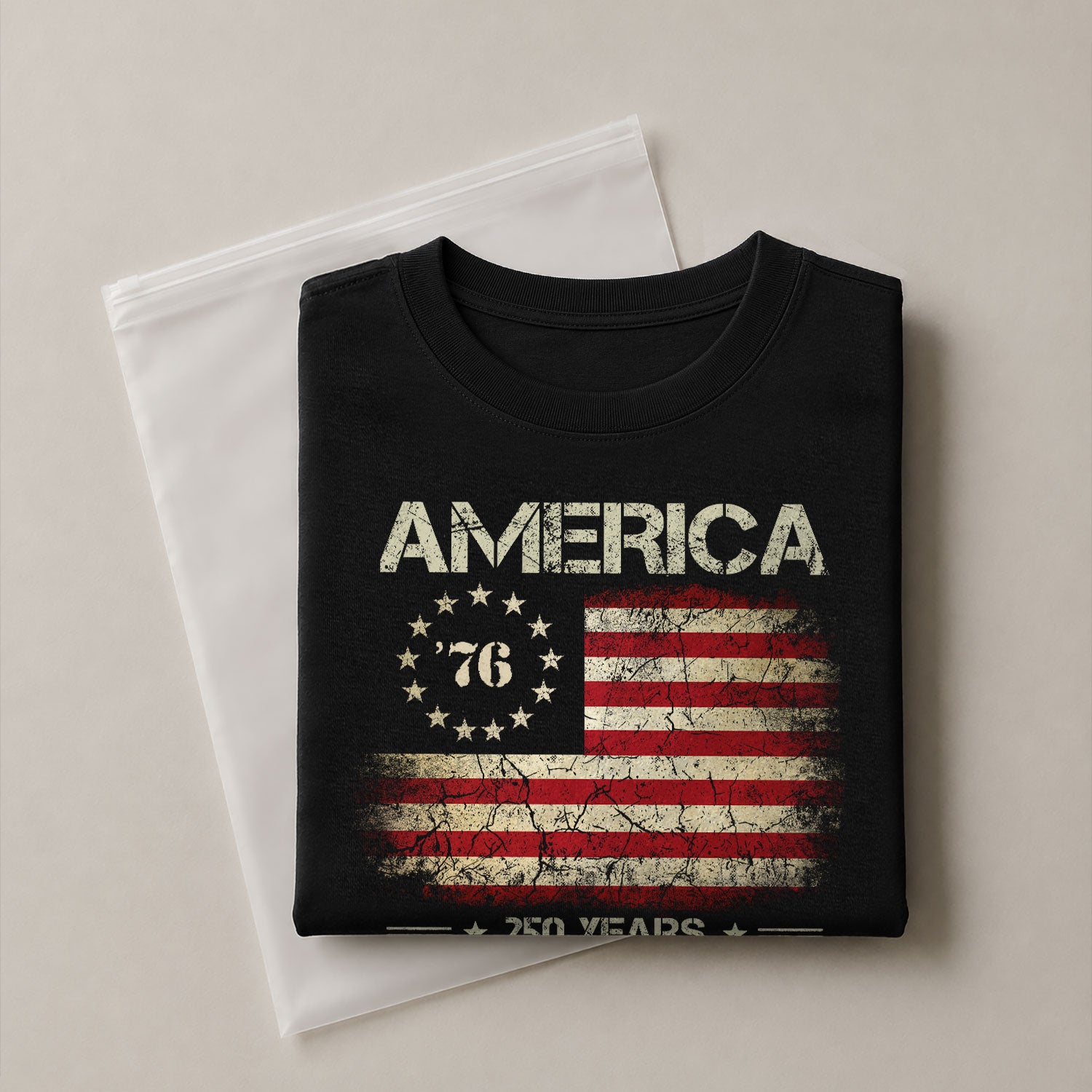 Vintage 1776 American Flag T-Shirt Patriotic Graphic Tee Men Women Casual Shirt - Rust Field Wear