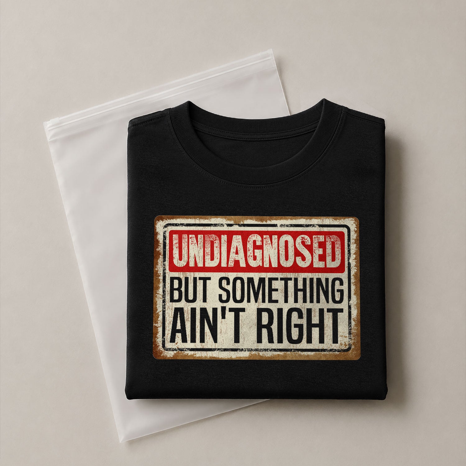 Funny Chronic Illness Shirt - "Undiagnosed But Something Ain't Right" Tee For Awareness - Rust Field Wear