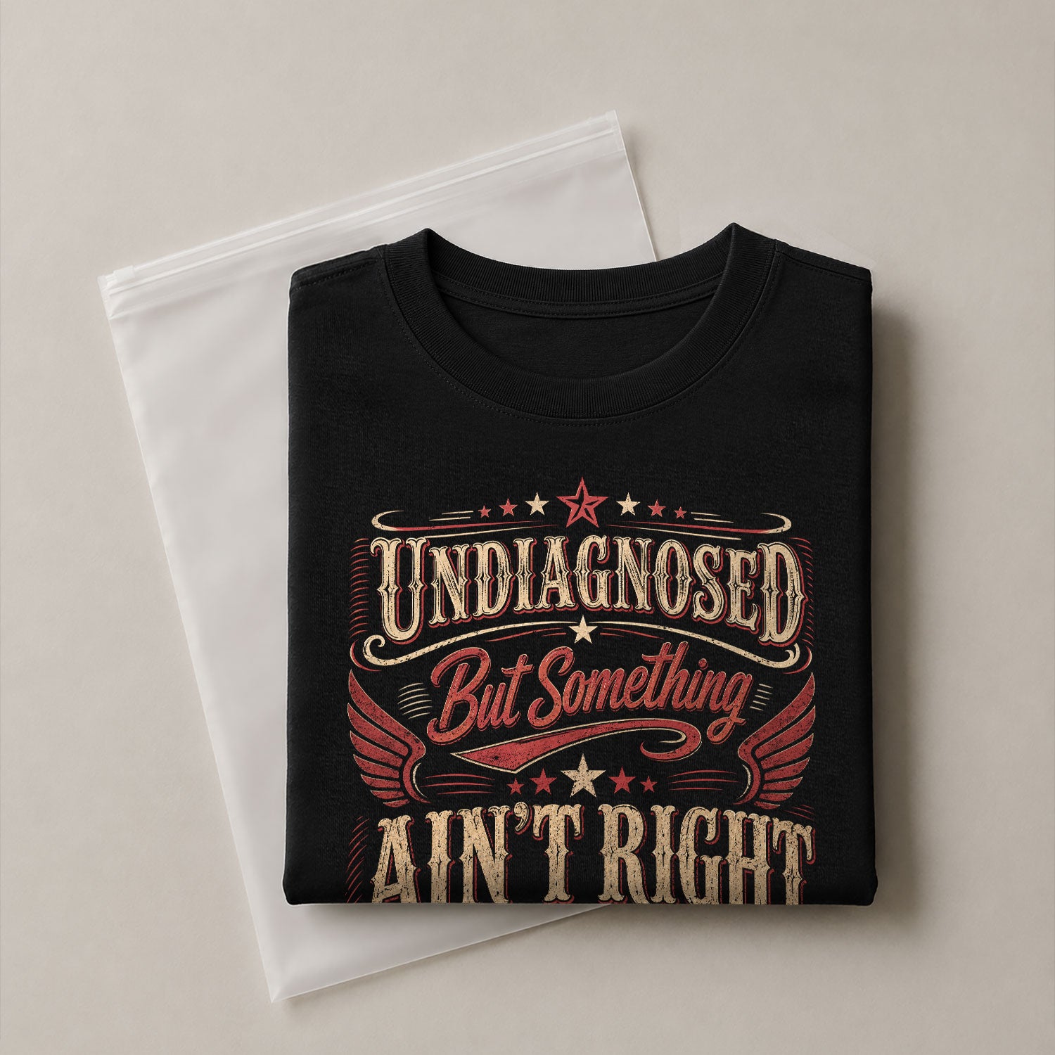 Undiagnosed But Something Ain't Right Tshirt - Vintage Chronic Illness Awareness Tee - Rust Field Wear