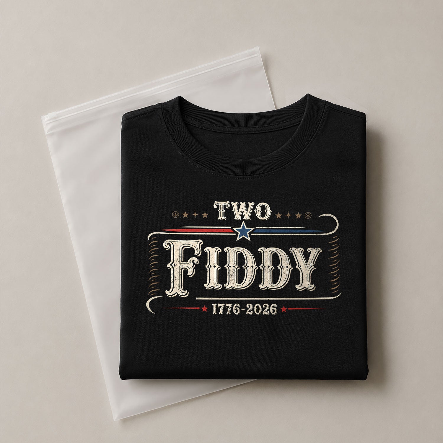Patriotic Two Fiddy 1776-2026 Shirt - Classic American Anniversary Graphic Style - Rust Field Wear