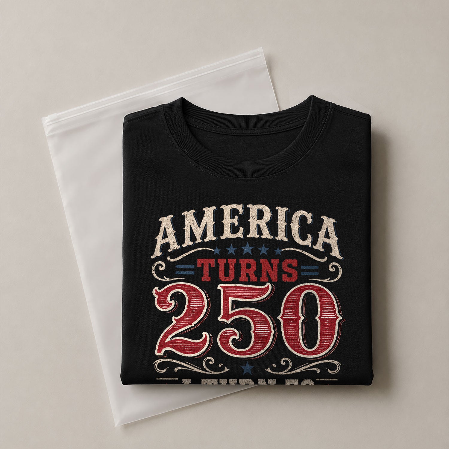 Classic 1776 1976 2026 Birthday Shirt America Turns 250 Plus I Turn 50 Patriotic Graphic Tee - Rust Field Wear