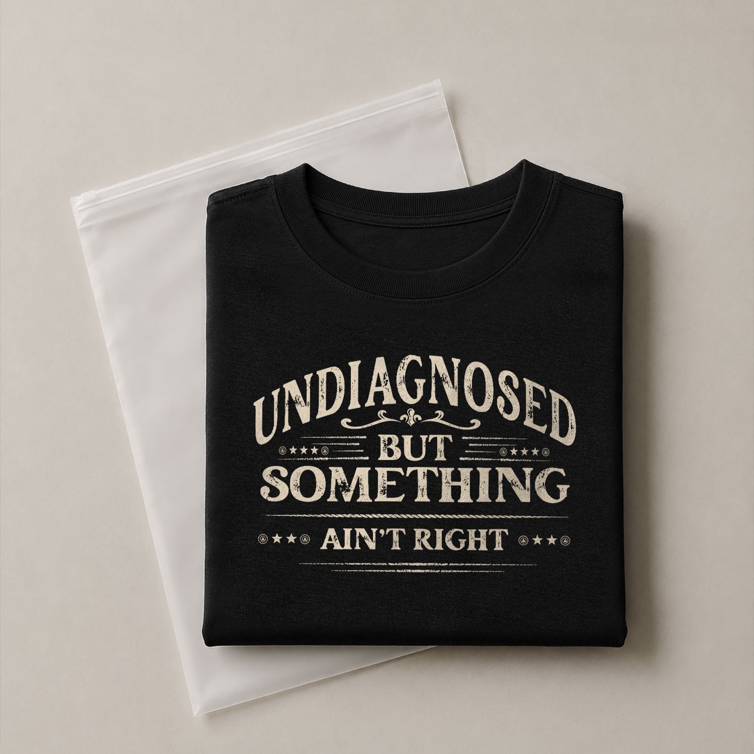 Undiagnosed But Something Ain't Right T-Shirt Funny Chronic Illness Awareness Graphic Tee - Rust Field Wear