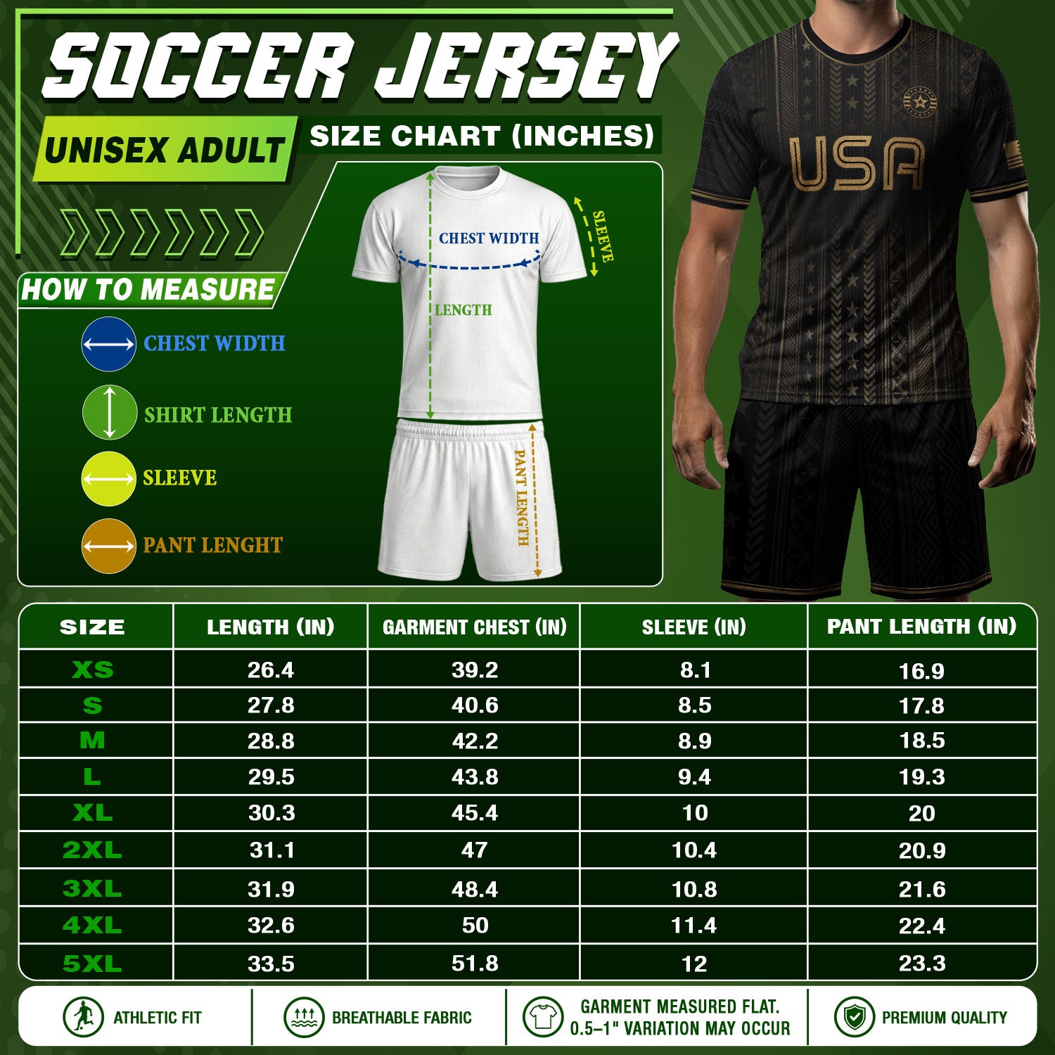 Black USA Soccer Shirt Golden Eagle Emblem United States National Team Fan Jersey Gift Tee