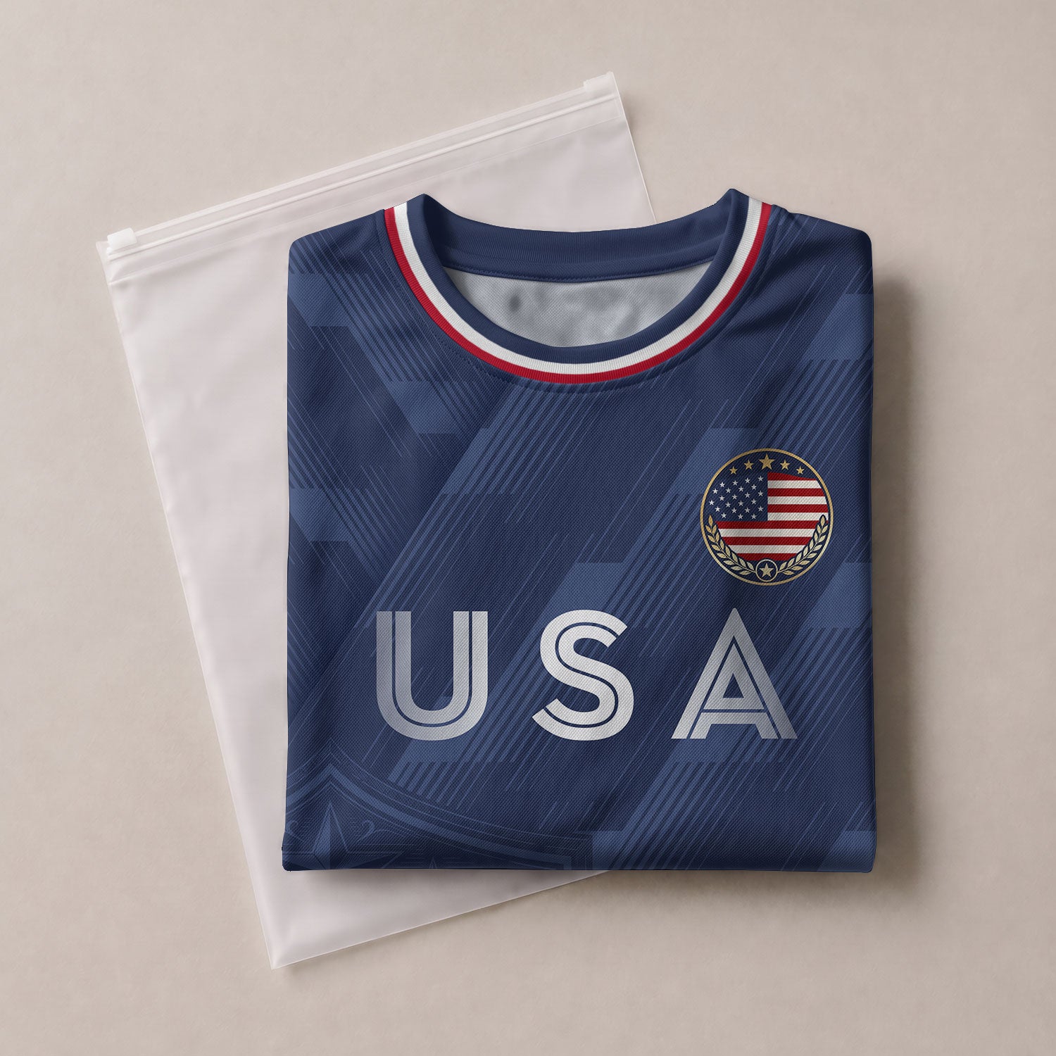 USA Soccer Jersey Kids Set Navy Patriotic Youth Football Shirt Shorts Outfit Kit