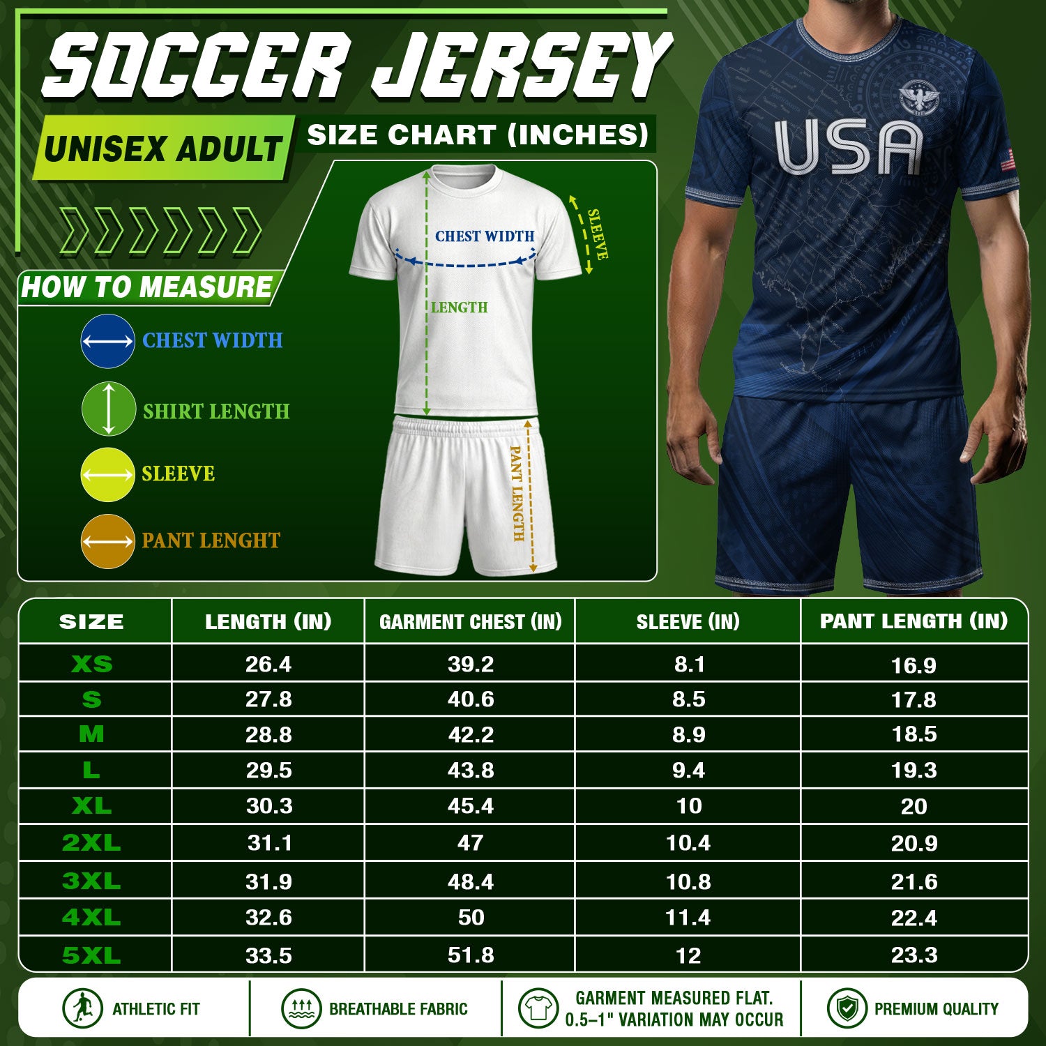 USA Soccer Jersey Vintage Navy US Map American Flag Shirt Patriotic Eagle Soccer Fan Tee