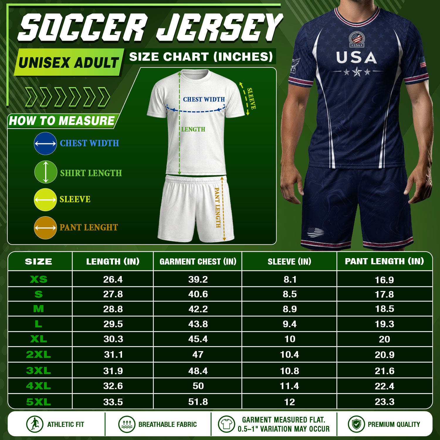 Navy Blue USA Soccer Jersey Patriotic Eagle Football Shirt American Pride Sports Fan Apparel for Men
