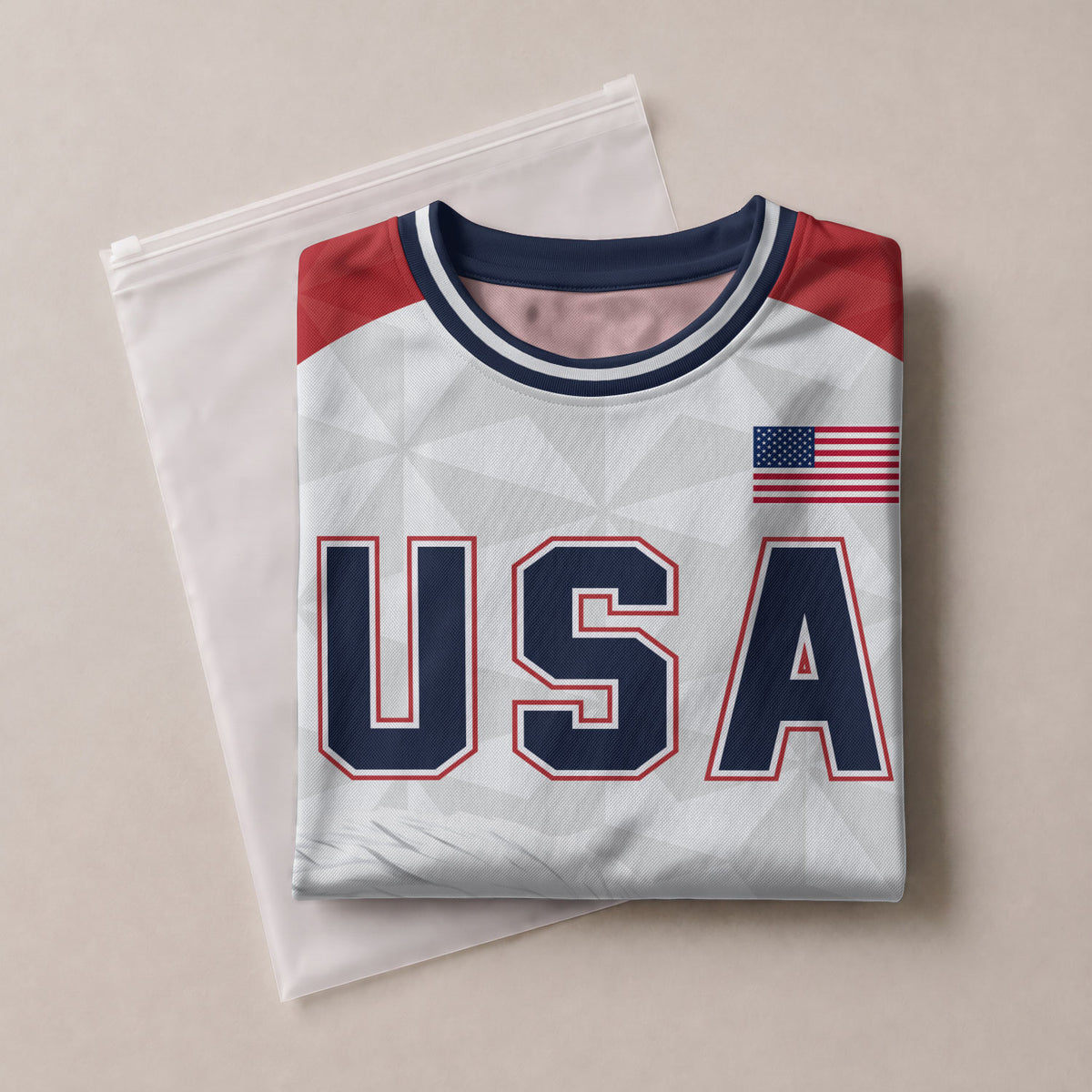 USA Soccer Jersey Adult United States Patriotic Eagle Shirt American Football Tee